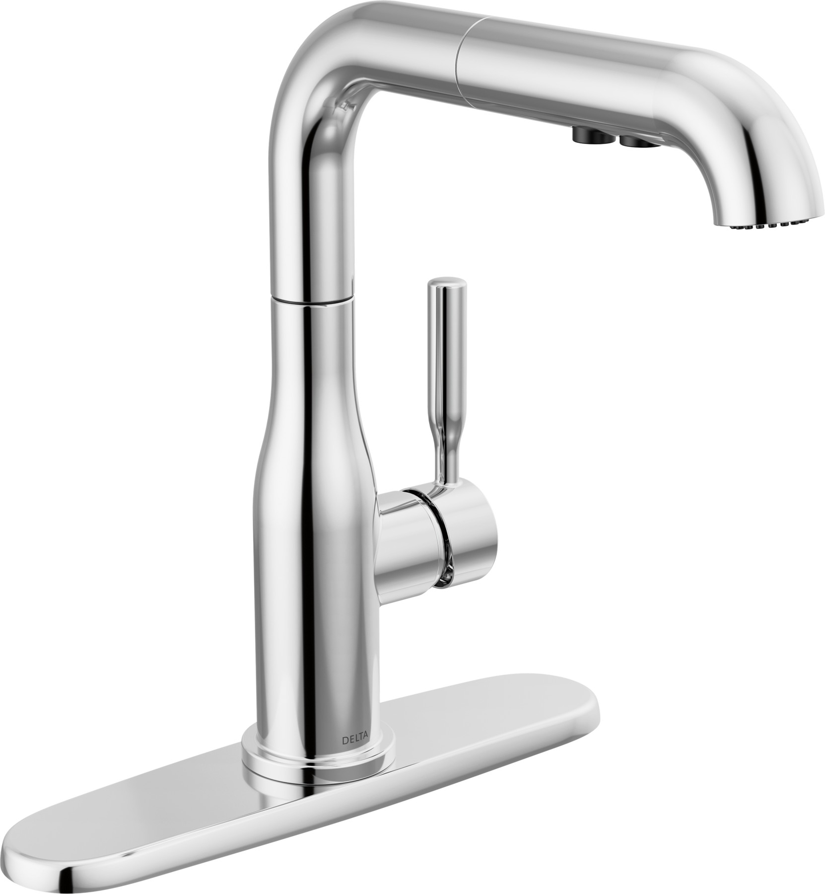 Single Handle Pull-Out Kitchen Faucet in Chrome — thumbnail 3