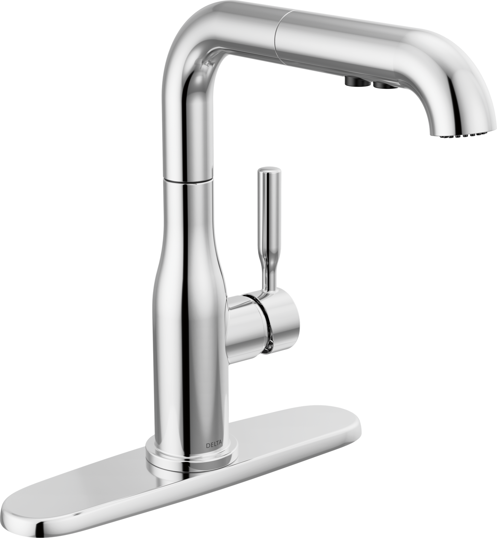 Single Handle Pull-Out Kitchen Faucet in Chrome — thumbnail 3