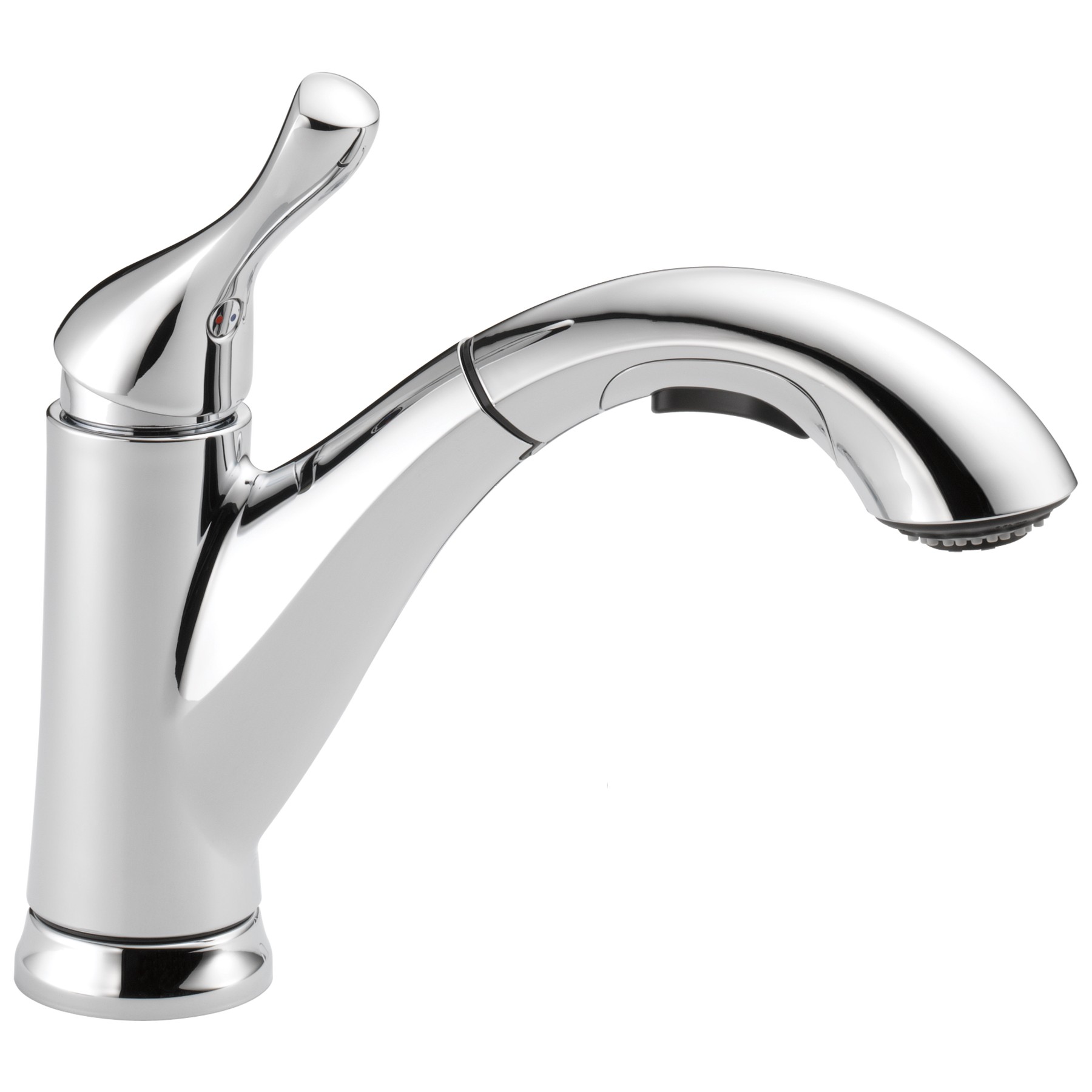 Single Handle Pull-Out Kitchen Faucet in Chrome