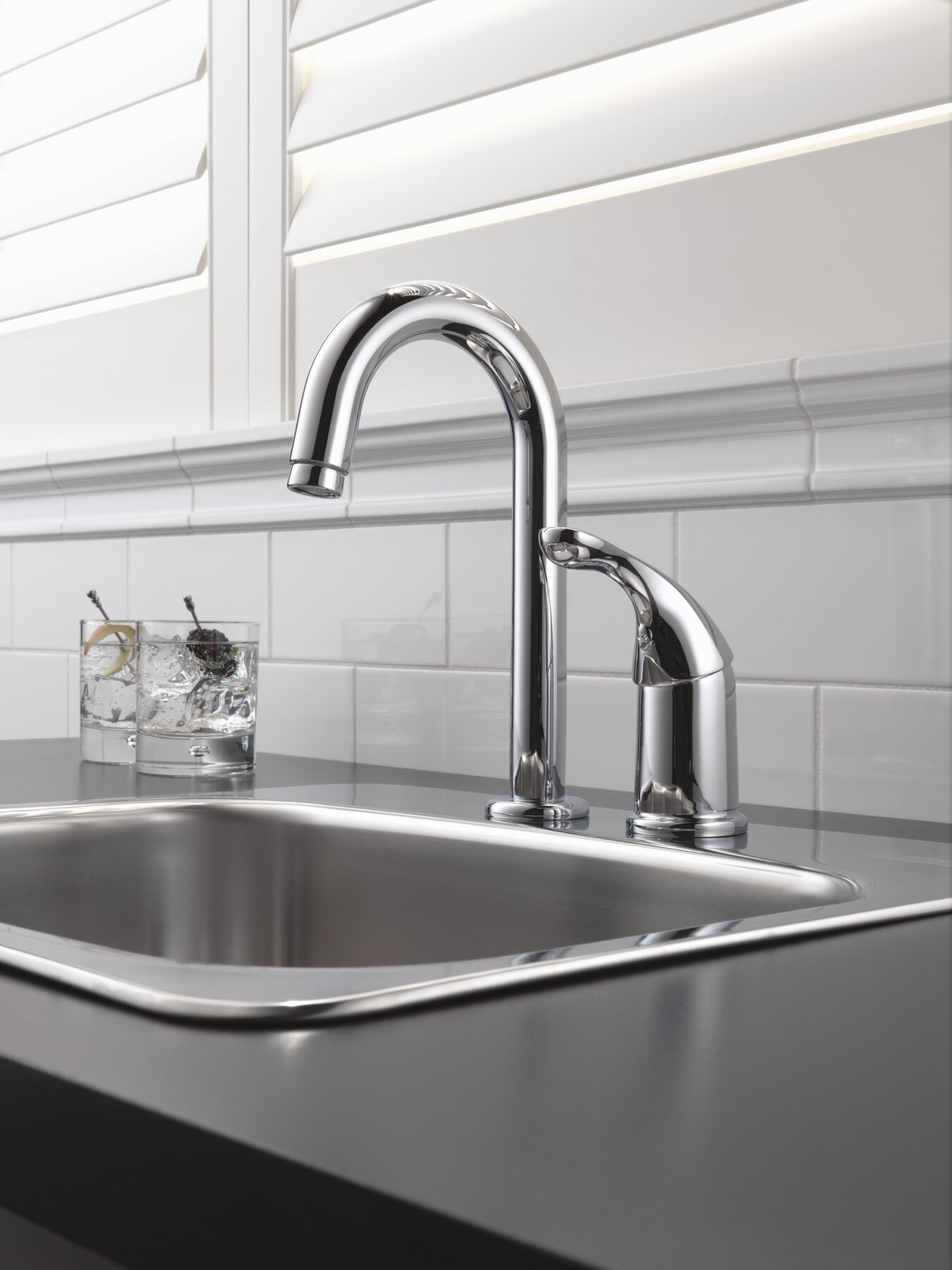 Single Handle Bar / Prep Faucet in Chrome — thumbnail 2