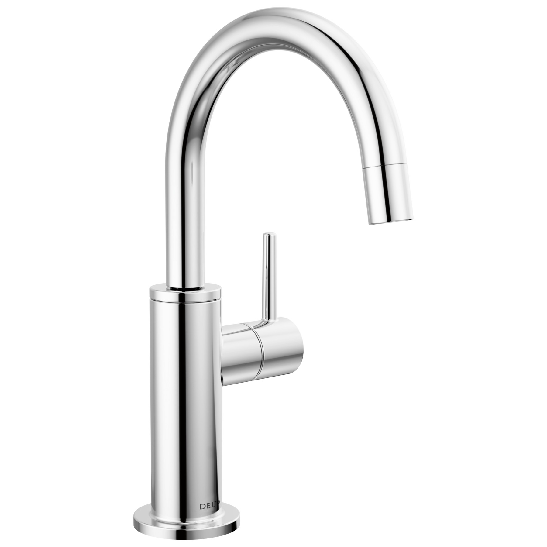 Contemporary Round Beverage Faucet in Chrome — image 1
