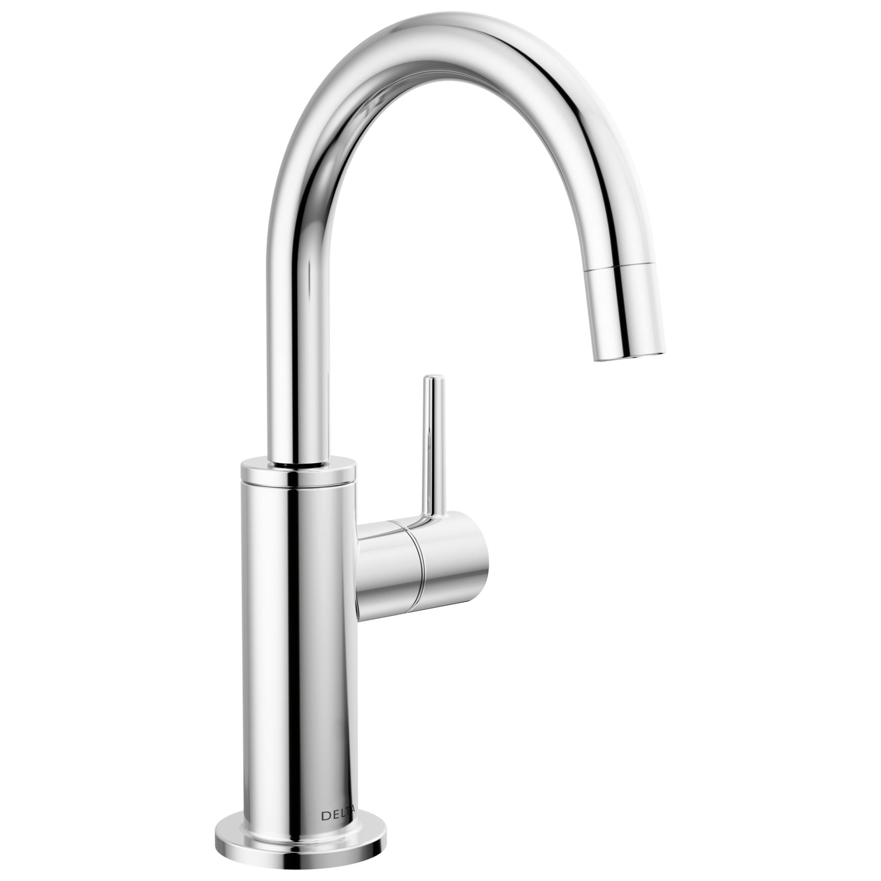 Contemporary Round Beverage Faucet in Chrome