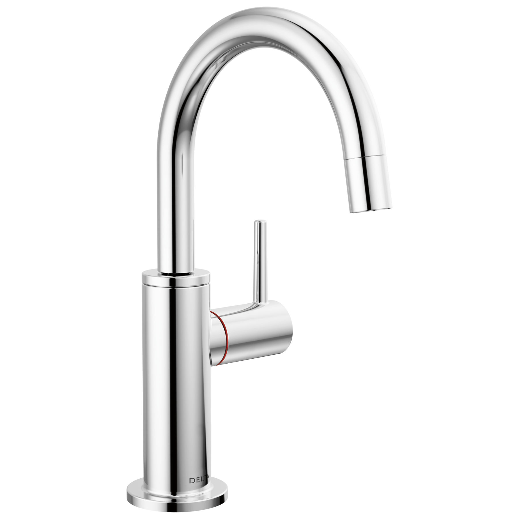 Contemporary Round Instant Hot Water Dispenser in Chrome