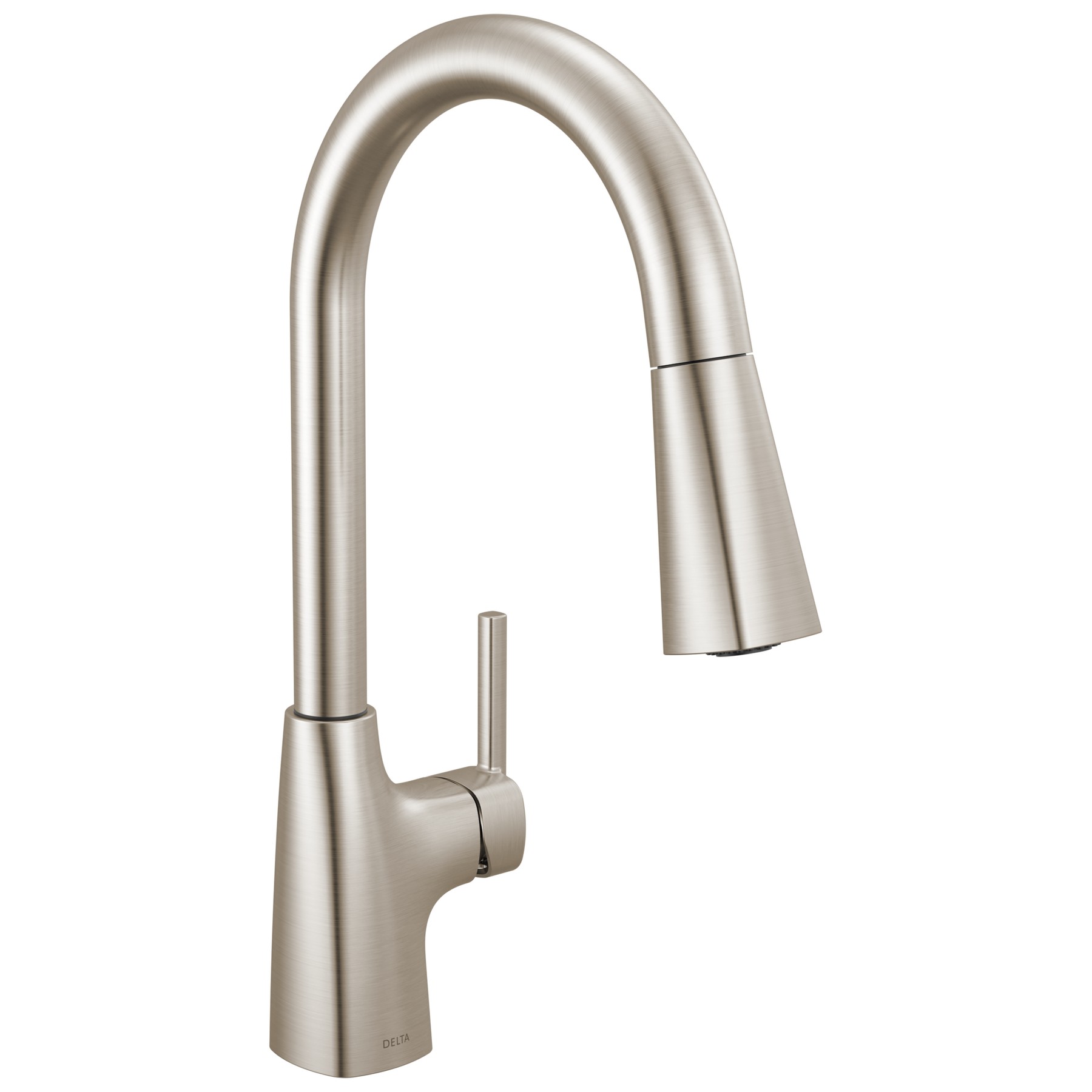 Single Handle Pull-Down Kitchen Faucet in Stainless