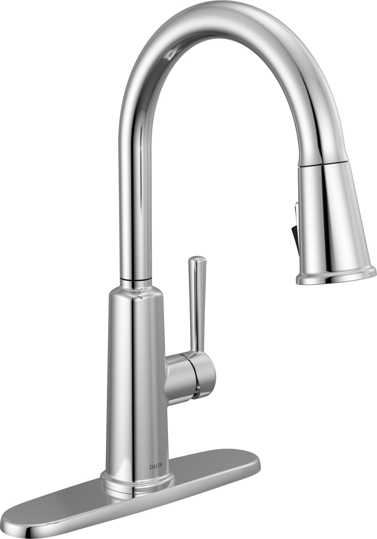 Single Handle Pull-Down Kitchen Faucet in Chrome 19730LF — thumbnail 2