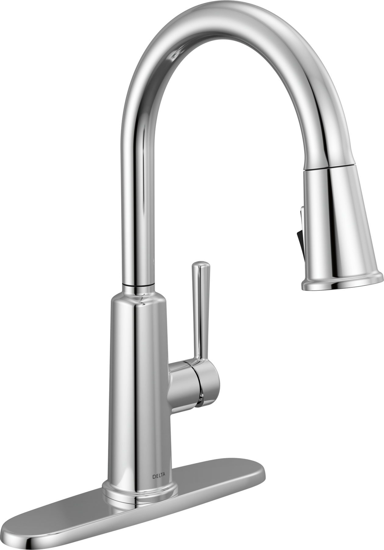 Single Handle Pull-Down Kitchen Faucet in Chrome 19730LF — thumbnail 2
