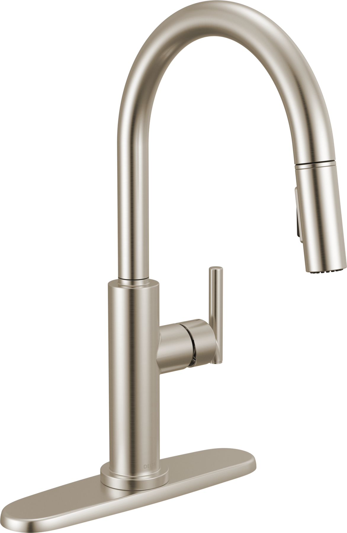 Single Handle Pull-Down Kitchen Faucet in Stainless — thumbnail 2