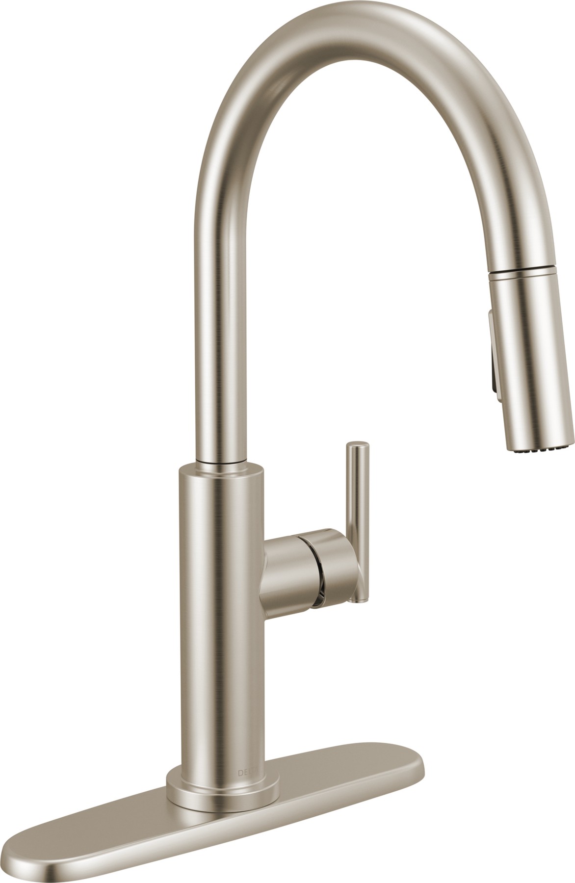 Single Handle Pull-Down Kitchen Faucet in Stainless — thumbnail 2