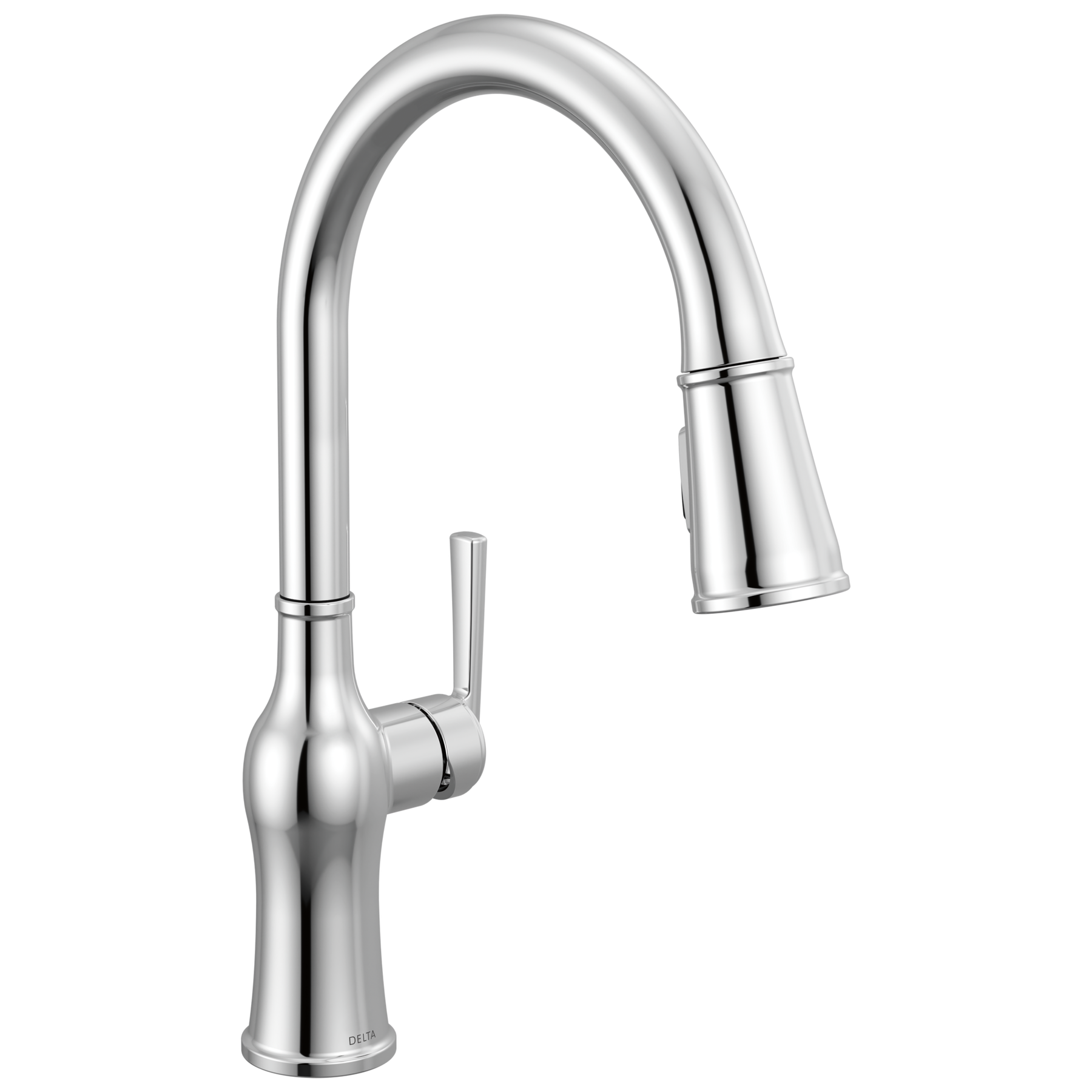 Single Handle Pull-Down Kitchen Faucet in Chrome 19733LF — image 1