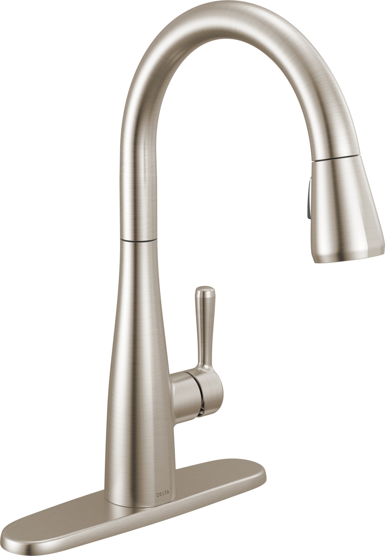 Single Handle Pull-Down Kitchen Faucet in Stainless — thumbnail 2
