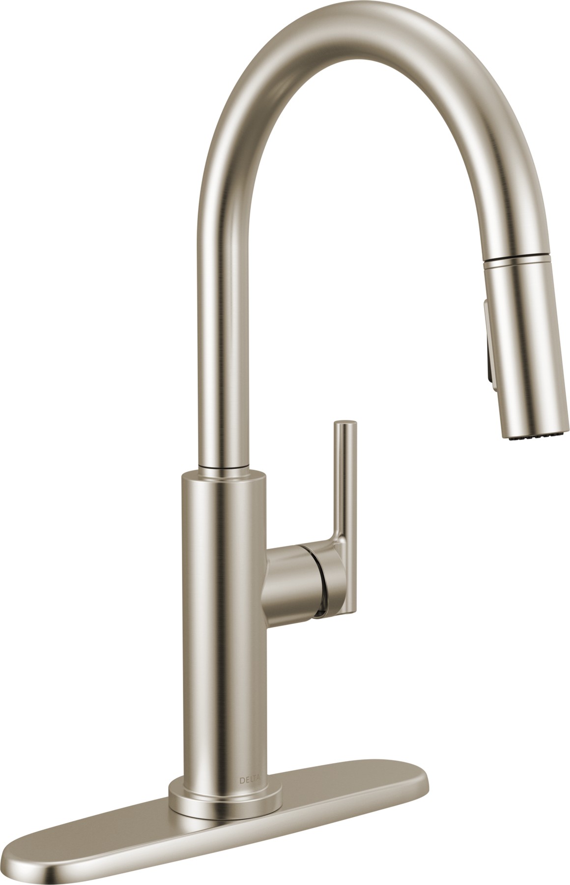 Single Handle Pull-Down Kitchen Faucet in Stainless — thumbnail 2