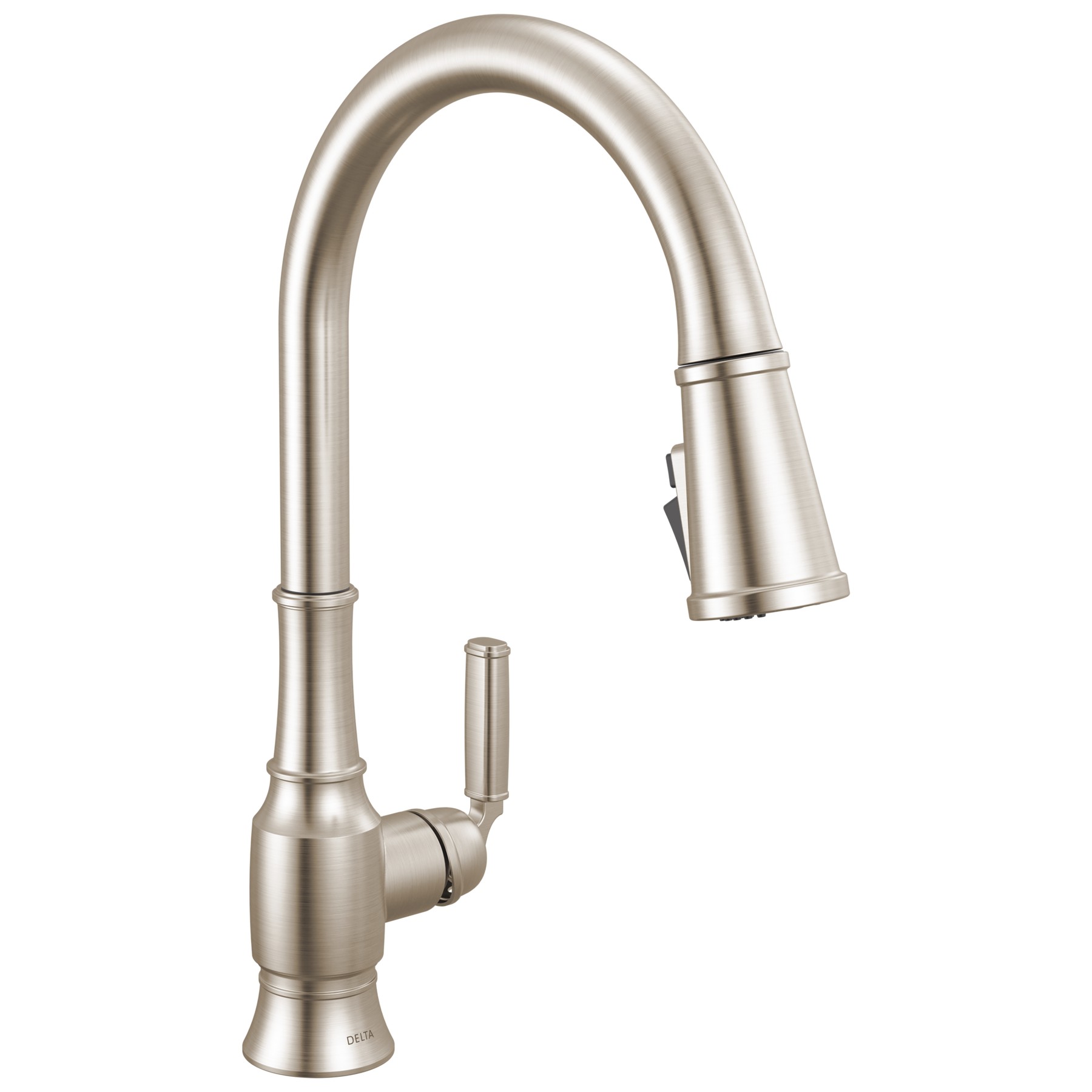 Single Handle Pull-Down Kitchen Faucet in Stainless