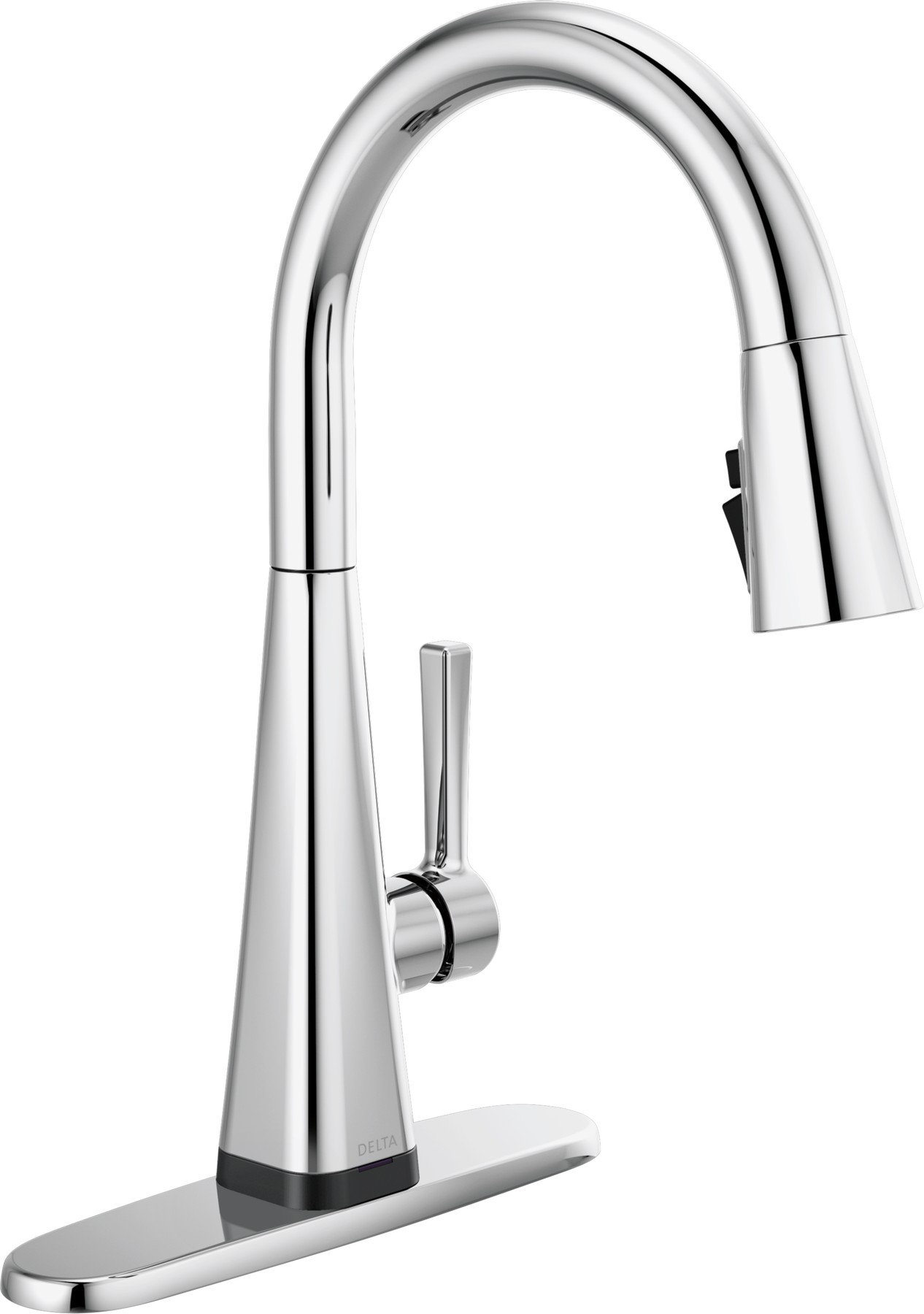 Single-Handle Pull-Down Kitchen Faucet with Touch2O® Technology in Chrome — thumbnail 2