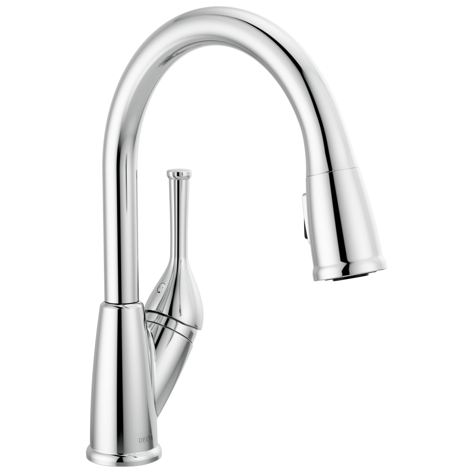 Single Handle Pull-Down Kitchen Faucet in Chrome