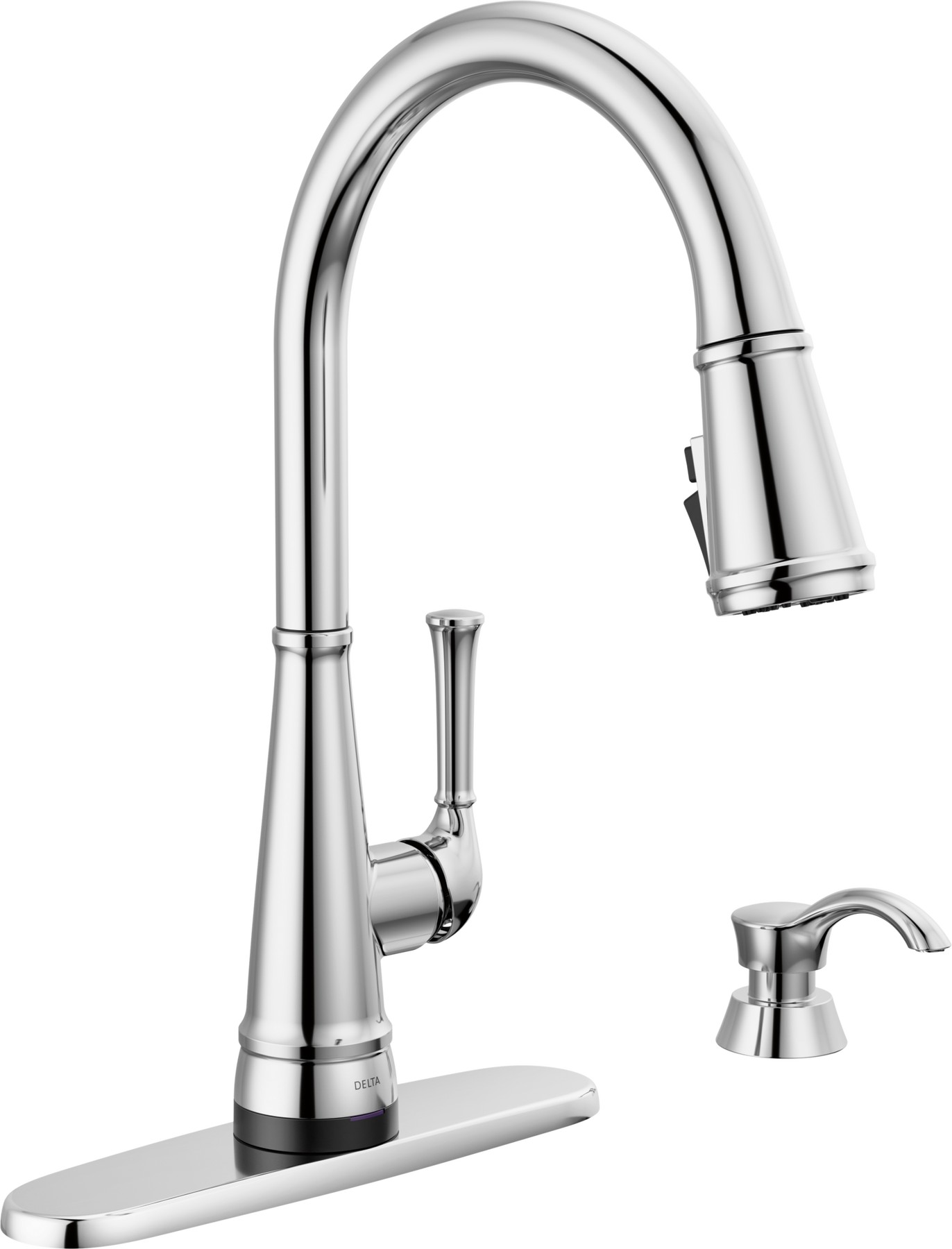 Single Handle Pull-Down Kitchen Faucet with Touch2O® Technology and ShieldSpray® Technologies in Chrome