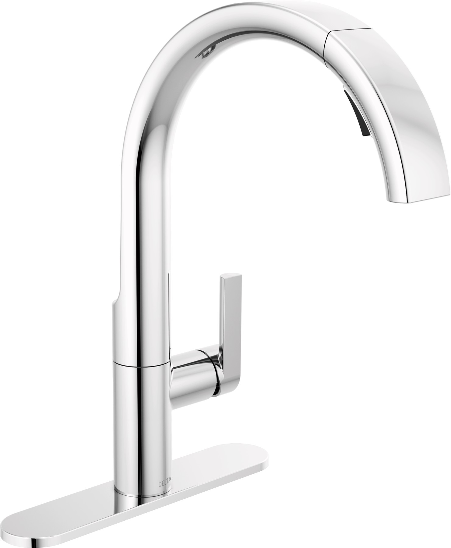 Single-Handle Pull-Down Kitchen Faucet in Chrome 19824LF — thumbnail 2