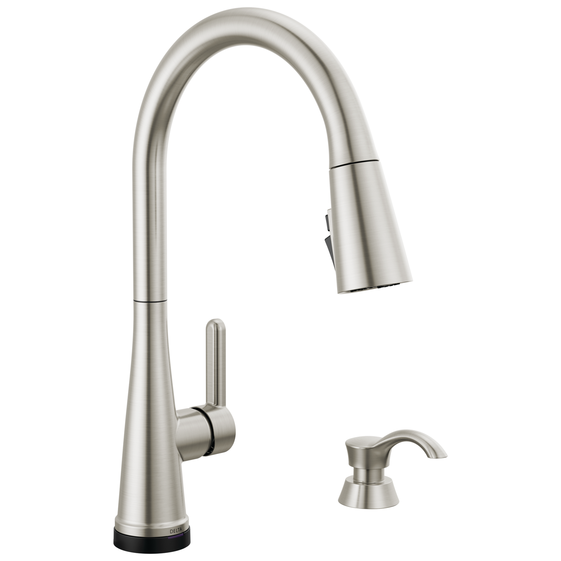 Single Handle Pull-Down Touch2O® Technology Kitchen Faucet with Touchless Technology and Soap Dispenser in Spotshield Stainless — image 1