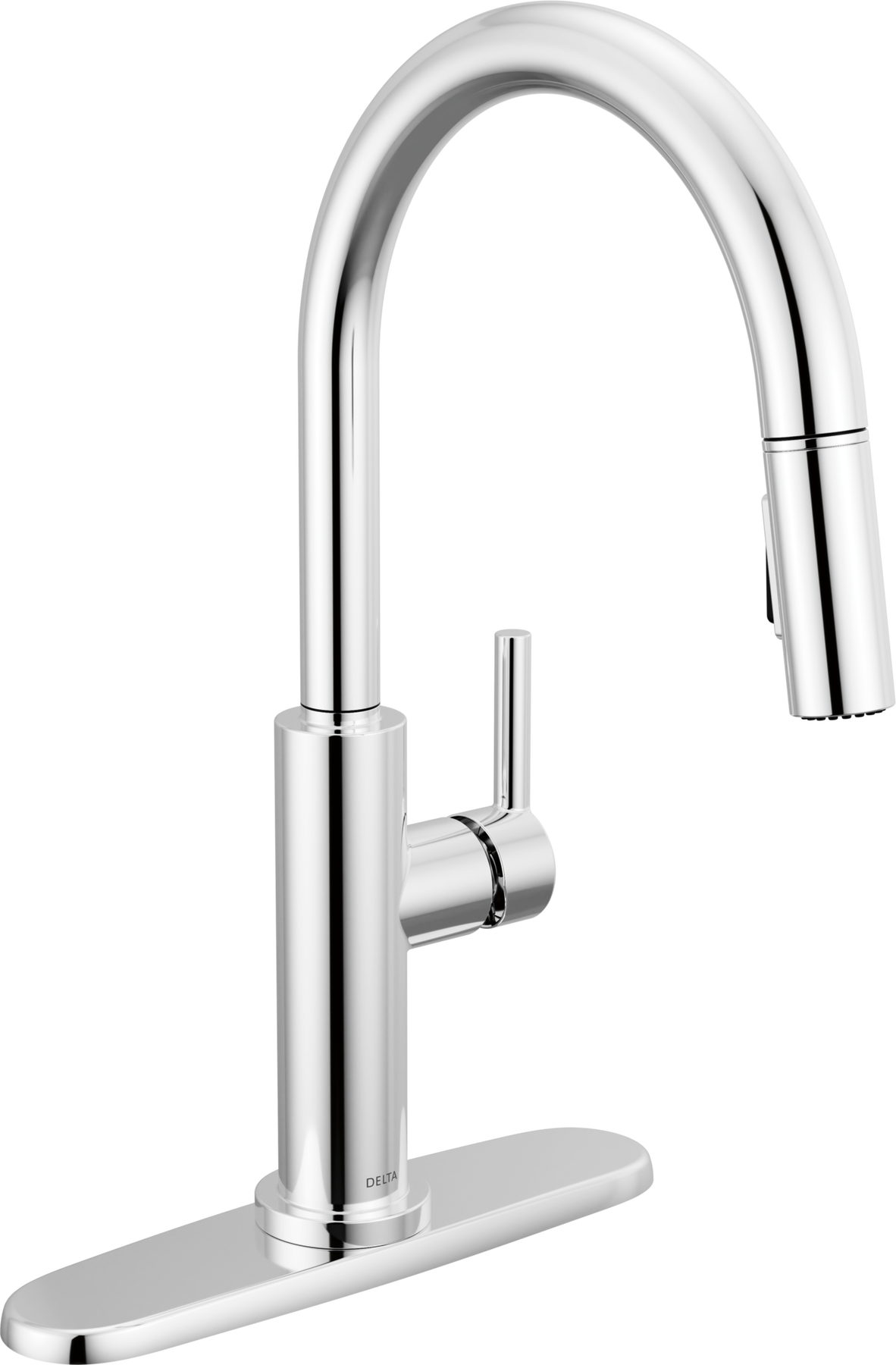 Single Handle Pull-Down Kitchen Faucet in Chrome 19867LF — thumbnail 2