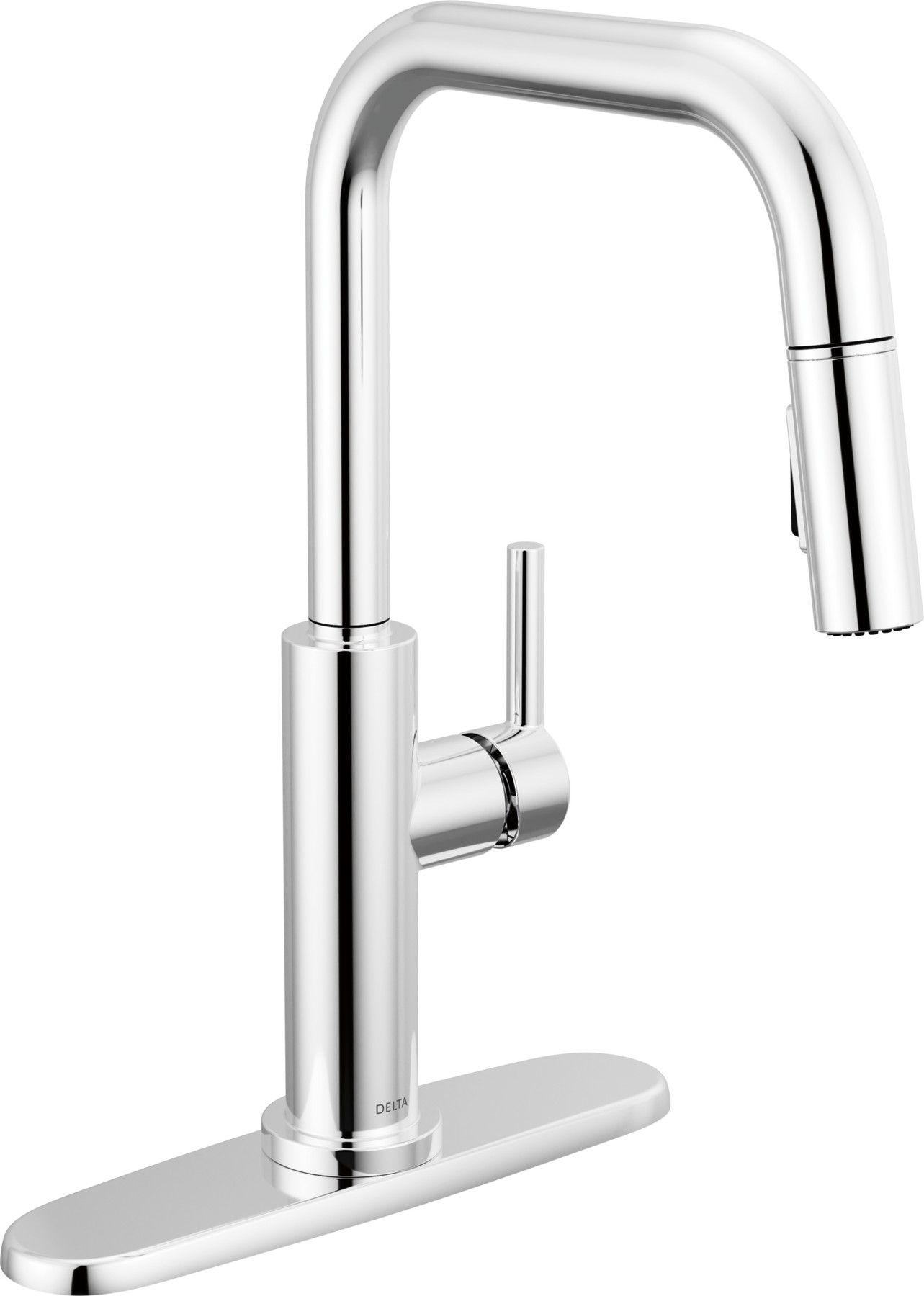 Single Handle Pull-Down Kitchen Faucet in Chrome 19868LF — thumbnail 2