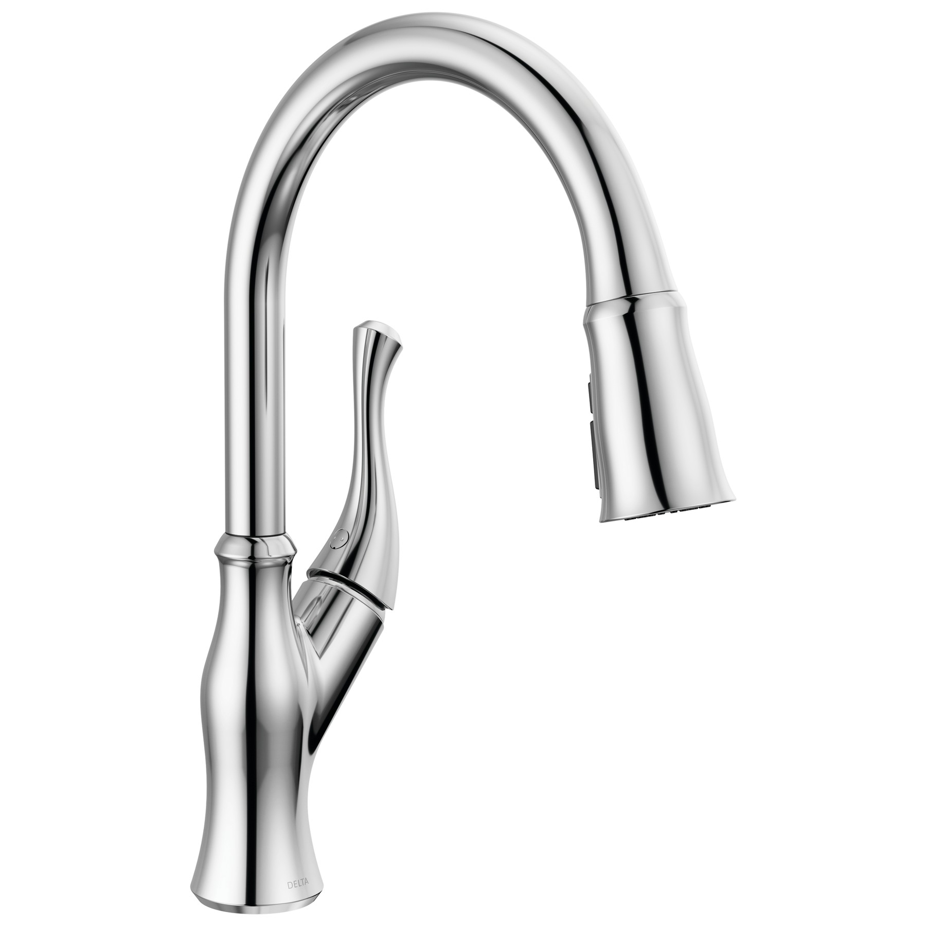Single-Handle Pull-Down Kitchen Faucet in Chrome
