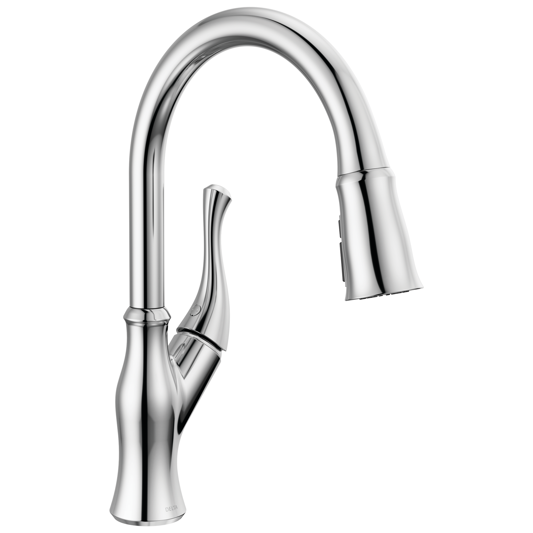 Single-Handle Pull-Down Kitchen Faucet in Chrome — thumbnail 3