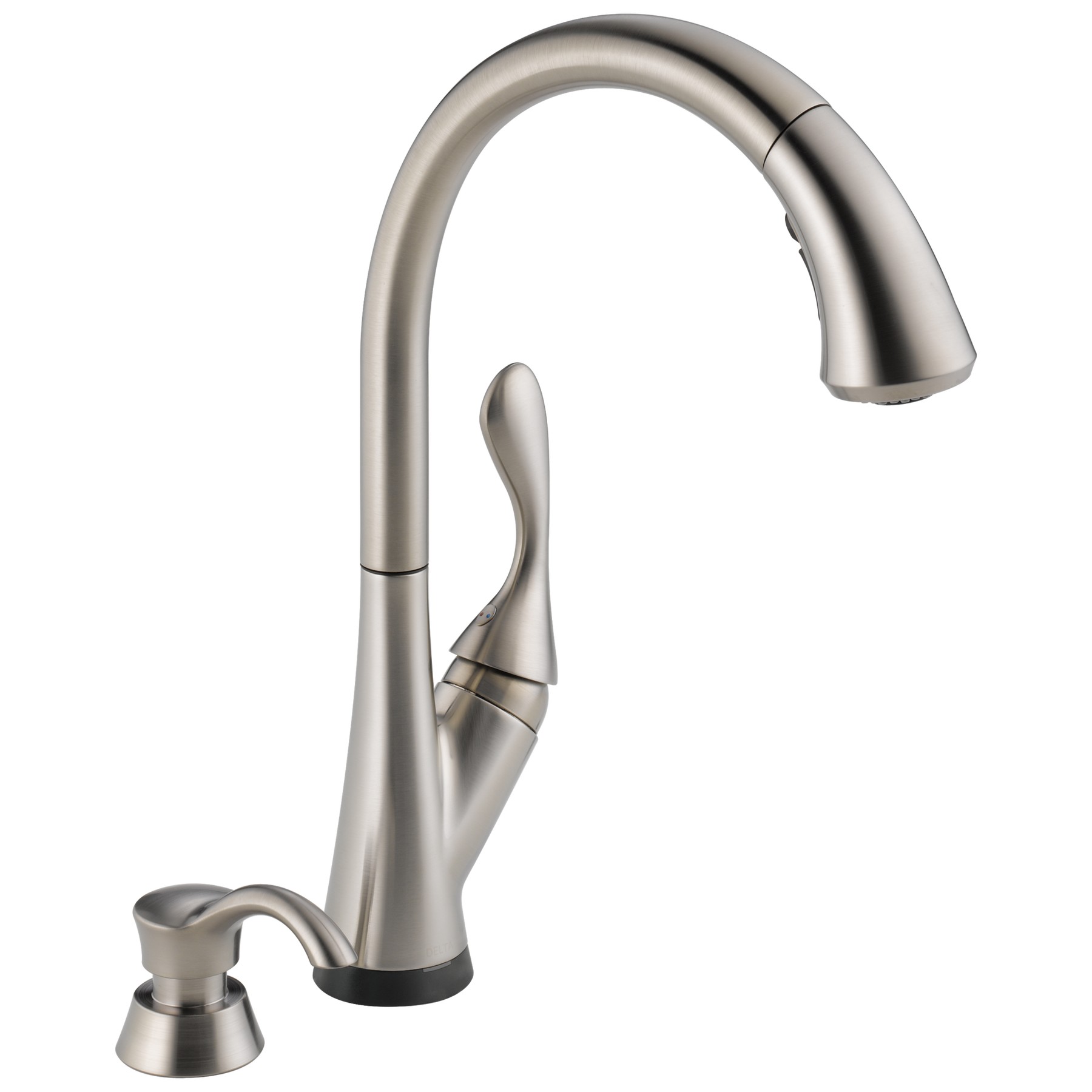 Single Handle Pull-Down Kitchen Faucet with Touch2O® Technology and ShieldSpray® Technologies in Stainless
