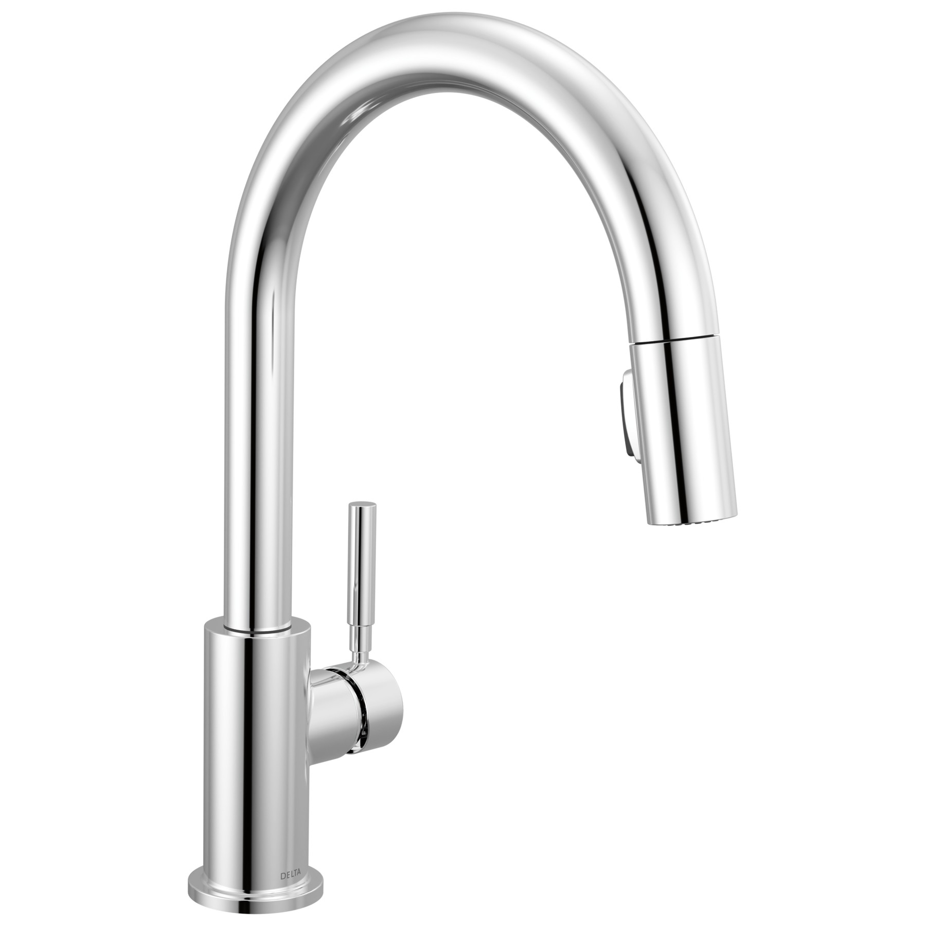 Single Handle Pull-Down Kitchen Faucet  in Chrome