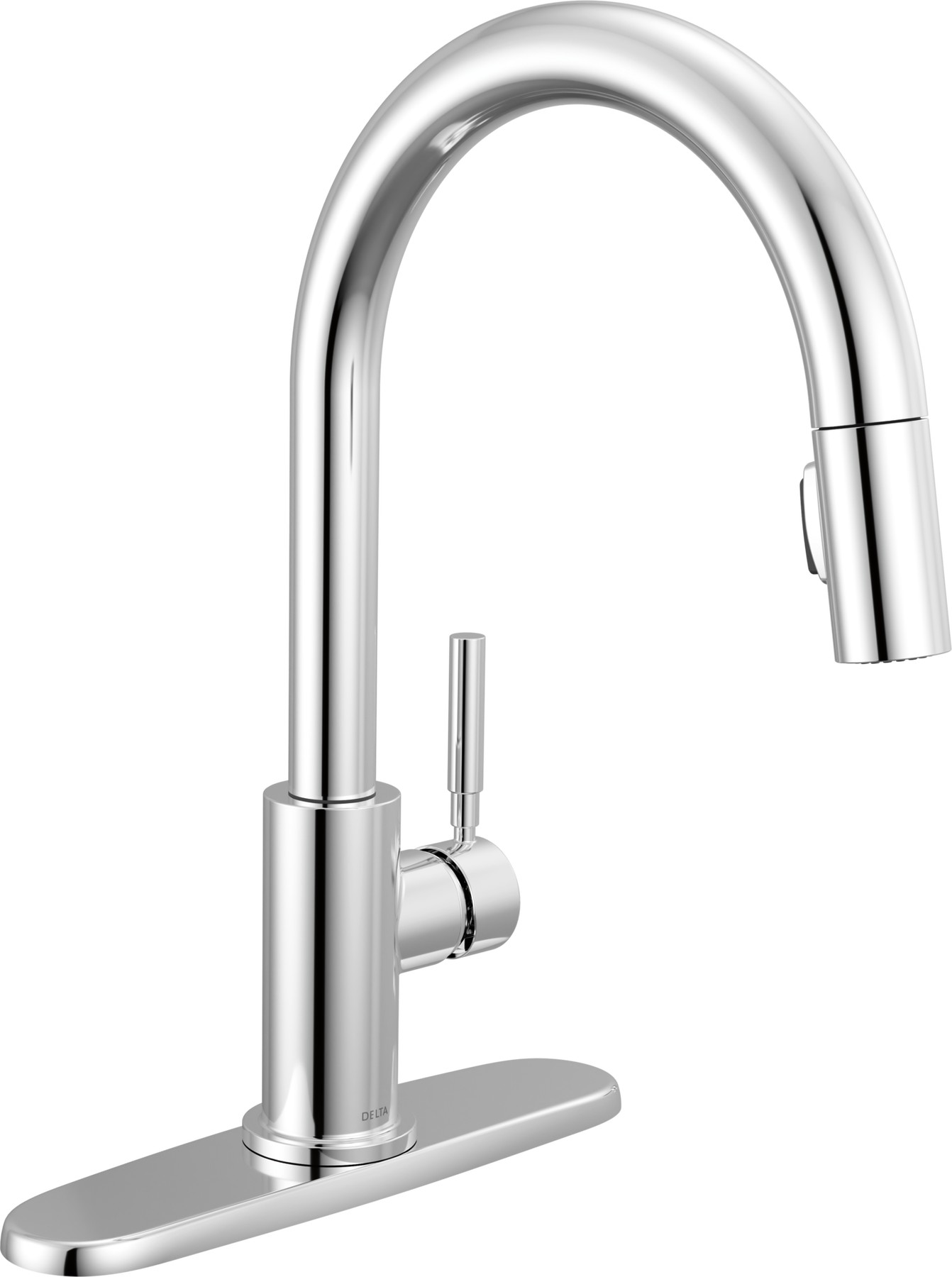 Single Handle Pull-Down Kitchen Faucet  in Chrome — thumbnail 2