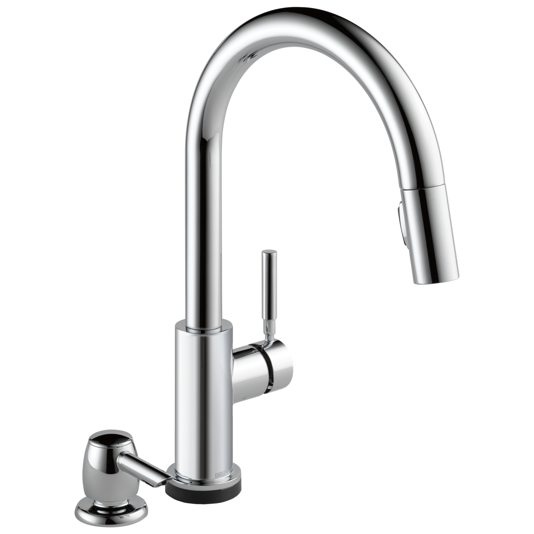 Single Handle Pull-Down Touch2O® Technology Kitchen Faucet with Touchless Technology in Chrome — image 1