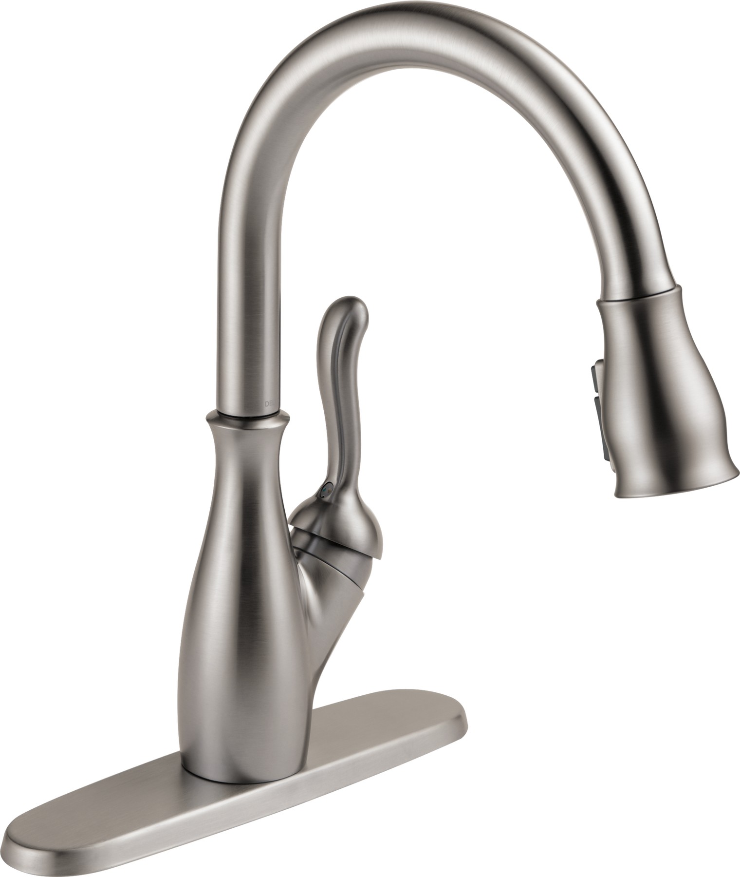 Single Handle Pull-Down Kitchen Faucet with ShieldSpray Technology in Stainless — thumbnail 2