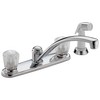 Two Handle Kitchen Faucet with Spray in Chrome 2402LF — thumbnail 2
