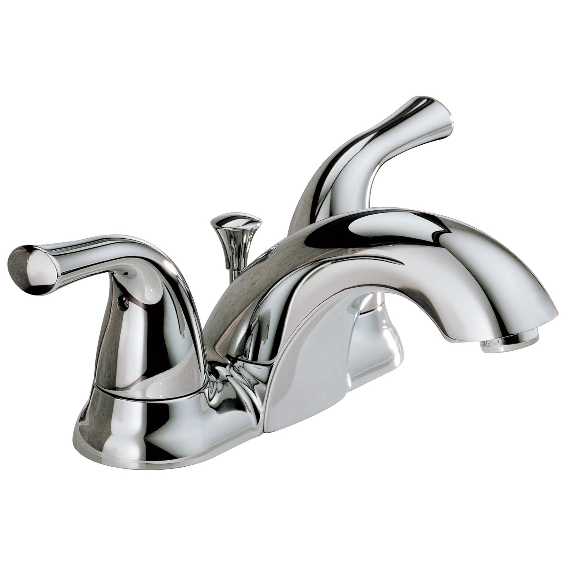 Two Handle Centerset Bathroom Faucet in Chrome