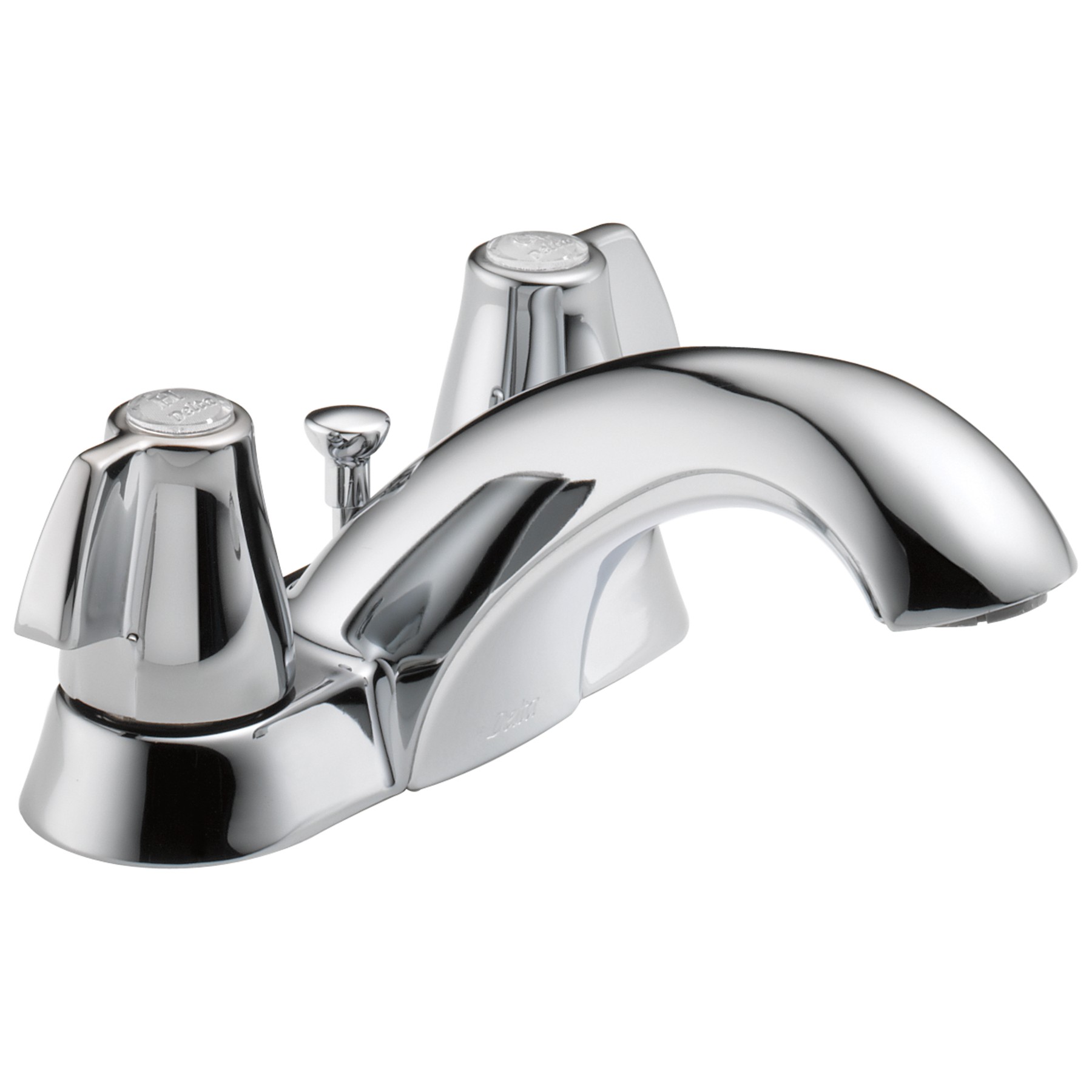 Two Handle Centerset Bathroom Faucet in Chrome