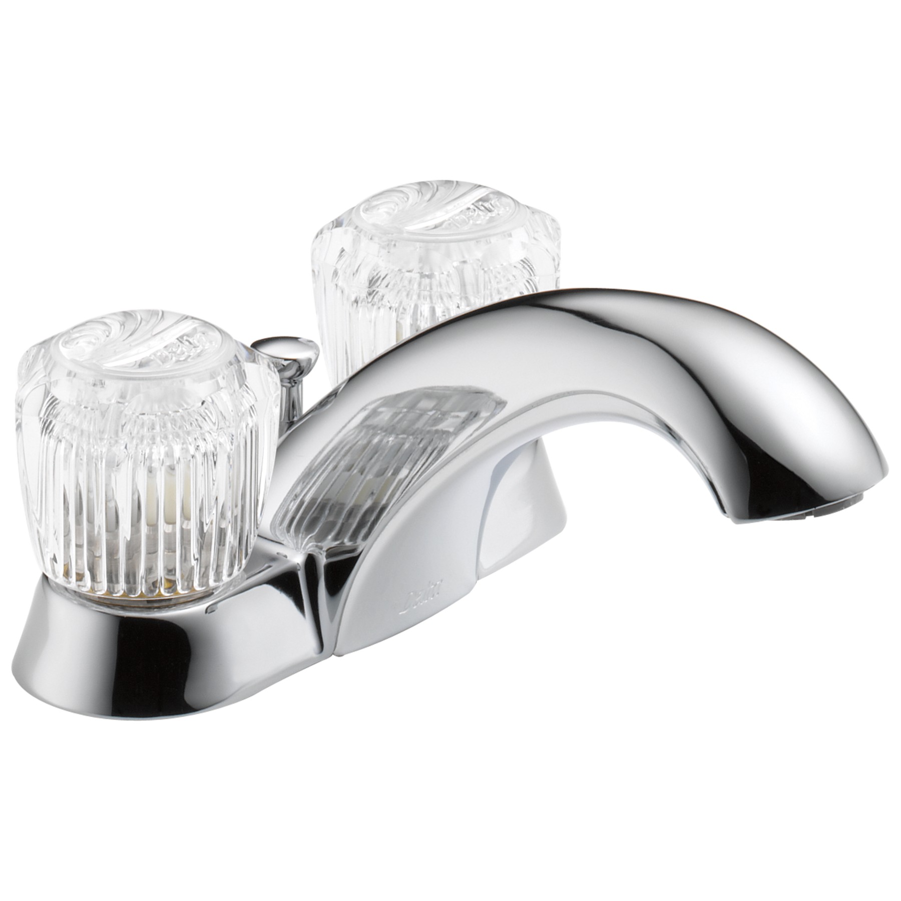 Two Handle Tract-Pack Centerset Bathroom Faucet in Chrome