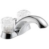 Two Handle Tract-Pack Centerset Bathroom Faucet in Chrome — thumbnail 2