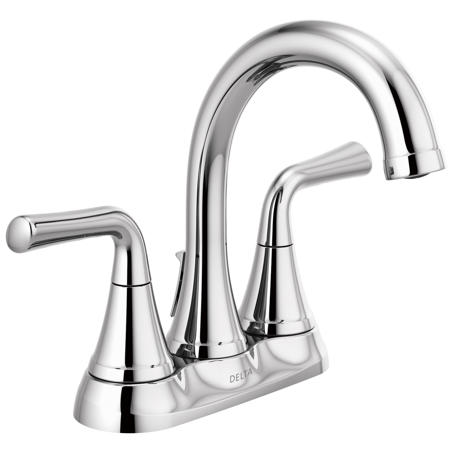 Two Handle Centerset Bathroom Faucet in Chrome