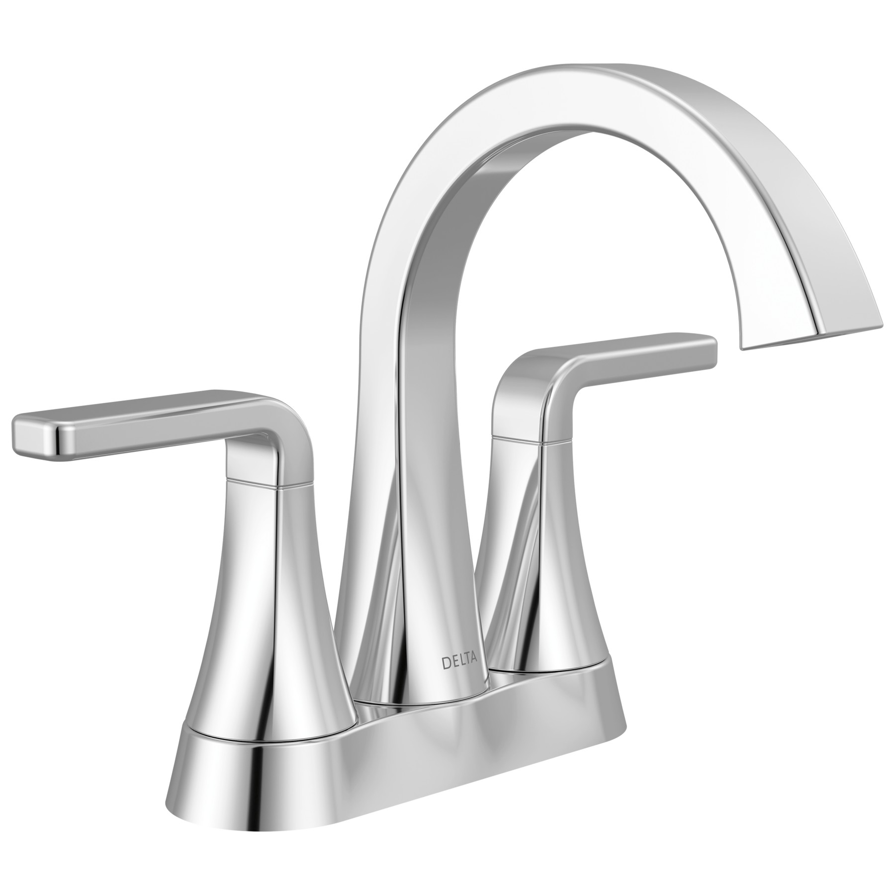 Two Handle Centerset Bathroom Faucet in Chrome