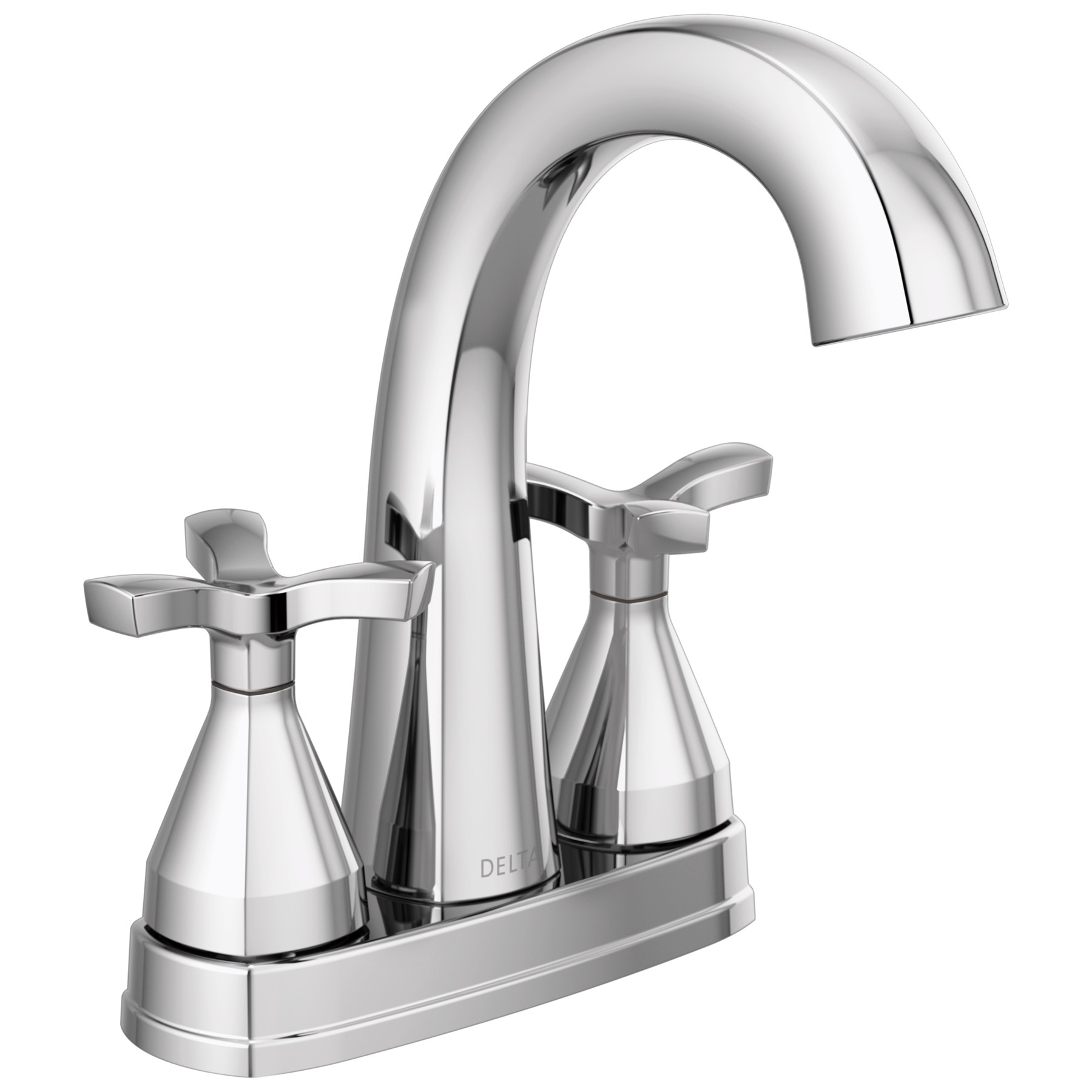 Two Handle Centerset Bathroom Faucet in Lumicoat® Chrome