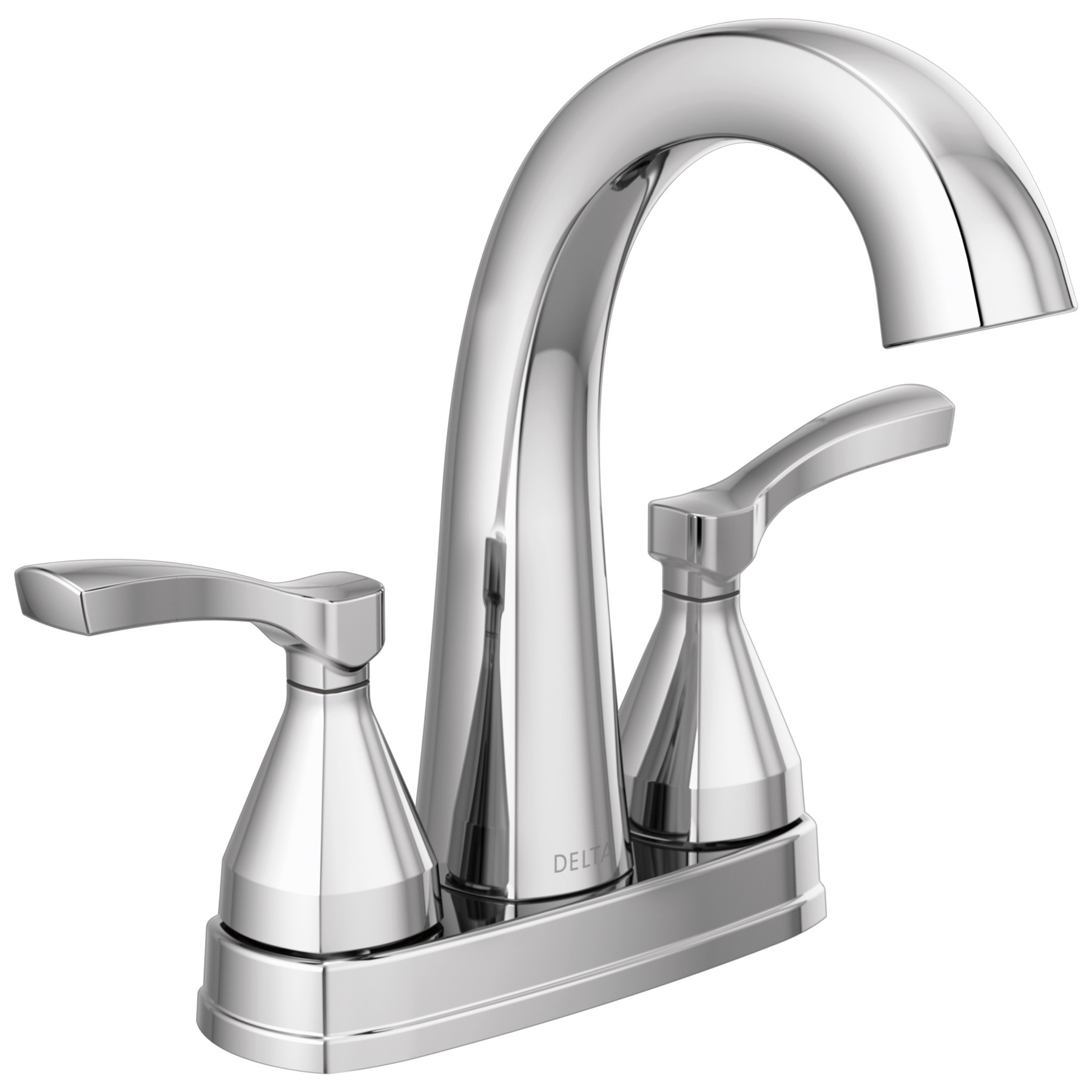 Two Handle Centerset Bathroom Faucet in Lumicoat® Chrome