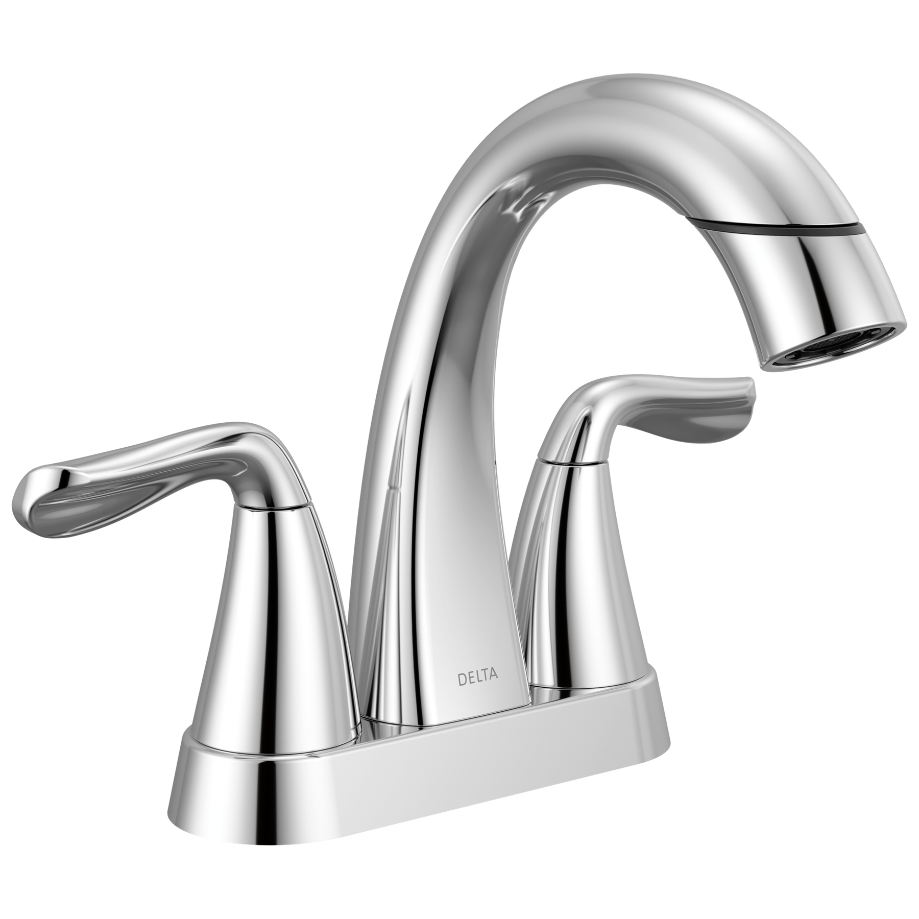 Two Handle Centerset Pull-Down Bathroom Faucet in Chrome — image 1