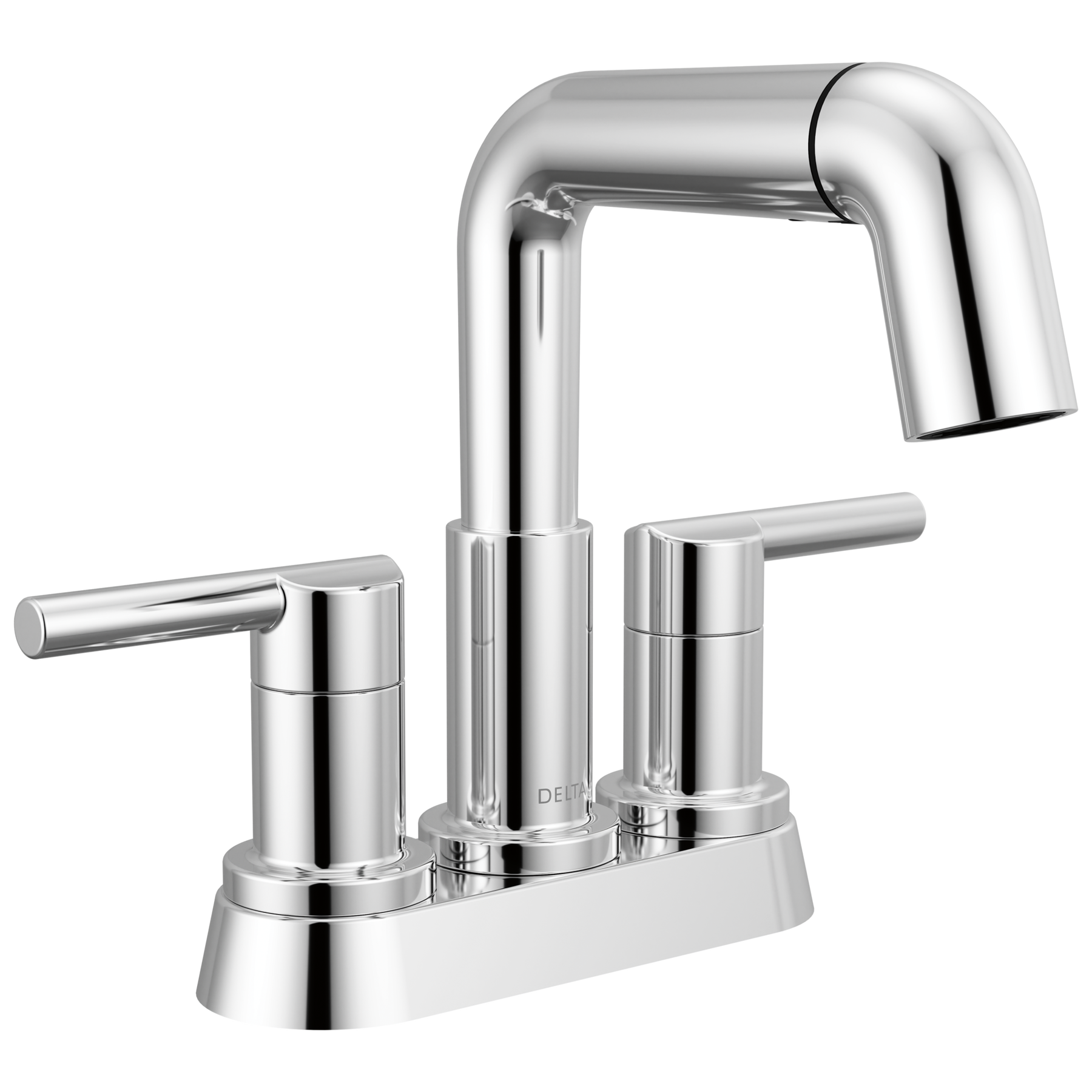 Two Handle Centerset Pull-Down Bathroom Faucet in Chrome — image 1