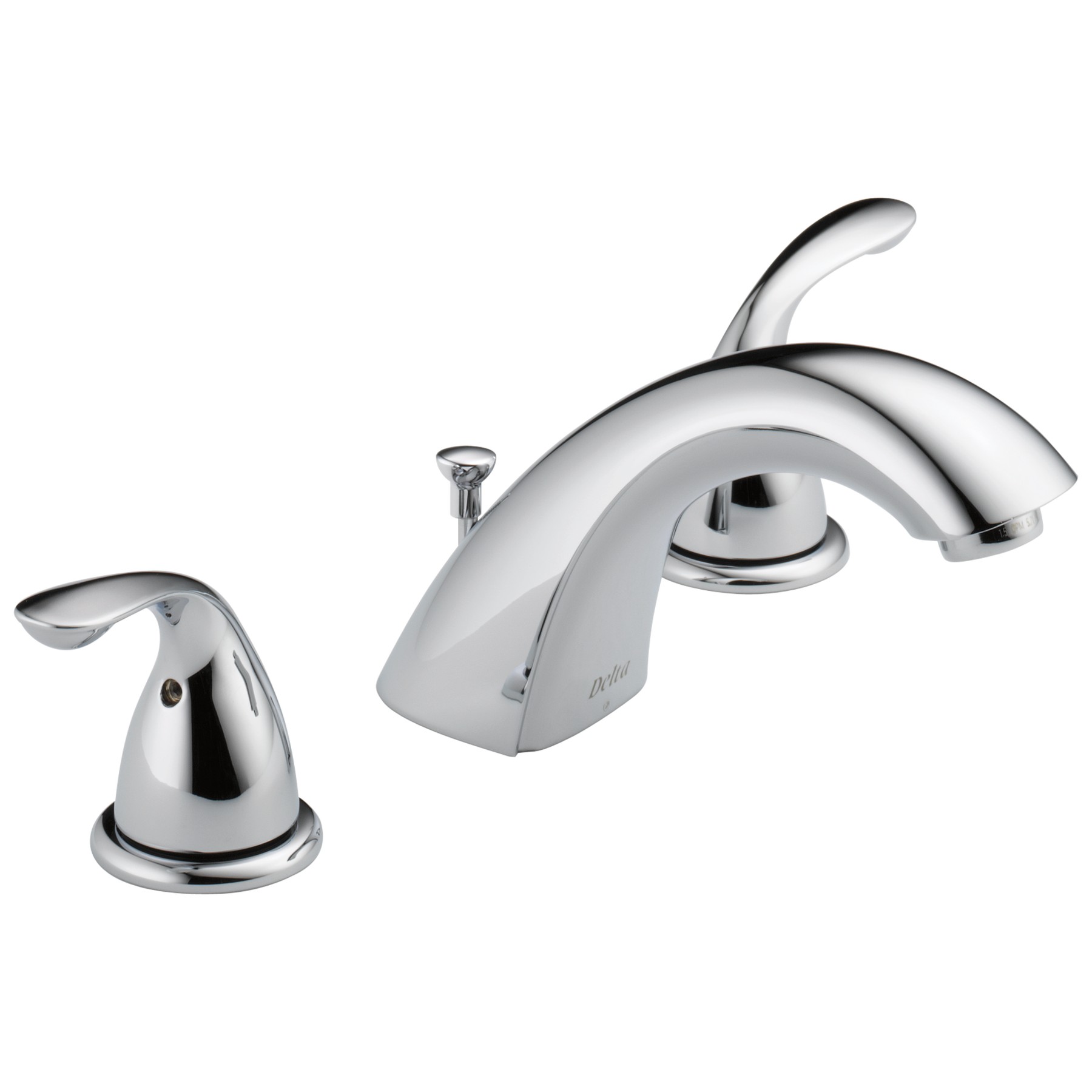 Two Handle Widespread Bathroom Faucet in Chrome — image 1