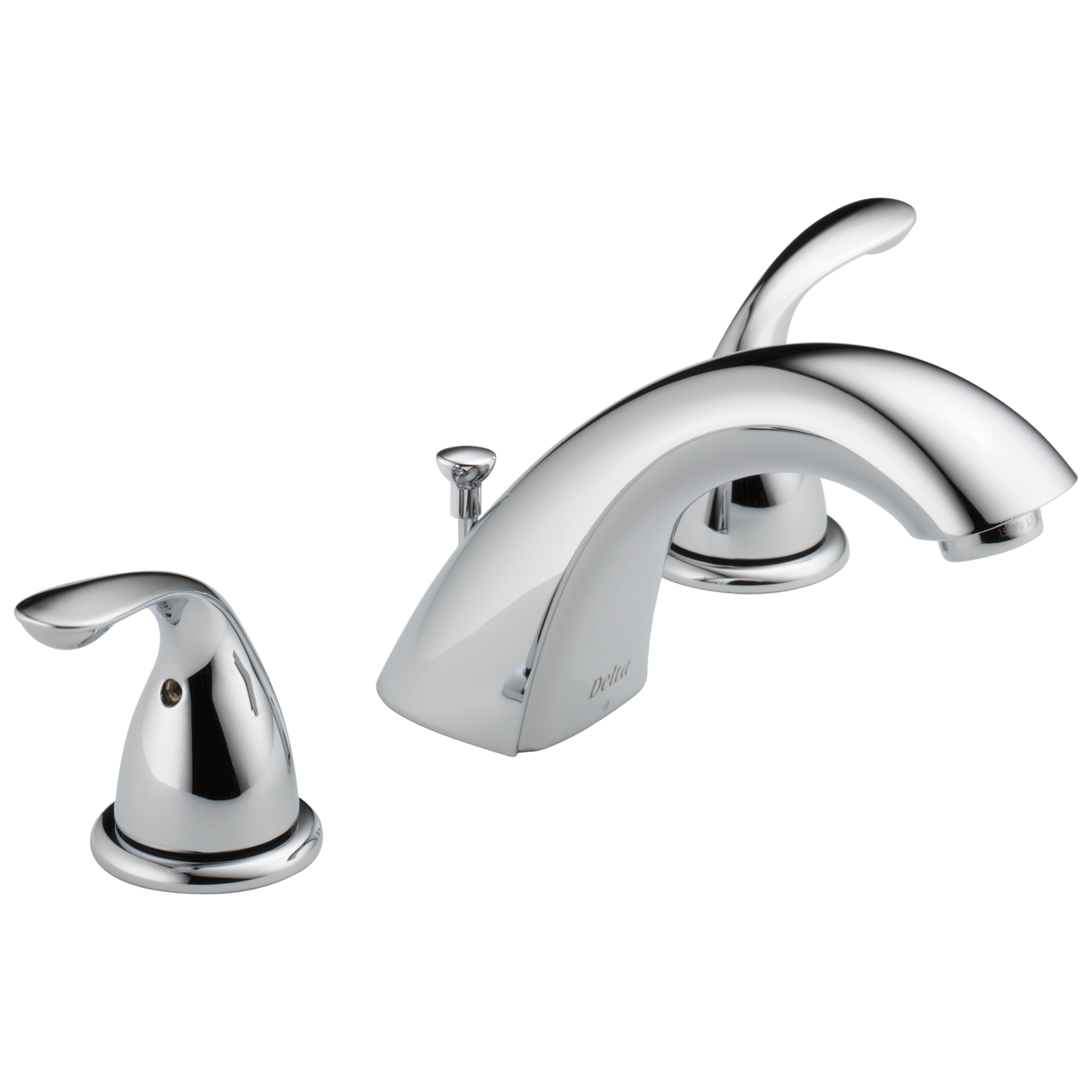 Two Handle Widespread Bathroom Faucet in Chrome — image 1