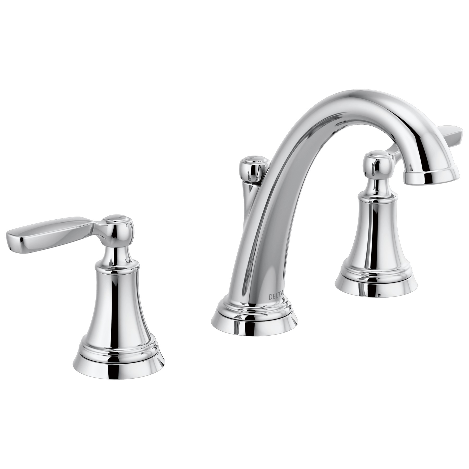 Two Handle Widespread Bathroom Faucet in Chrome