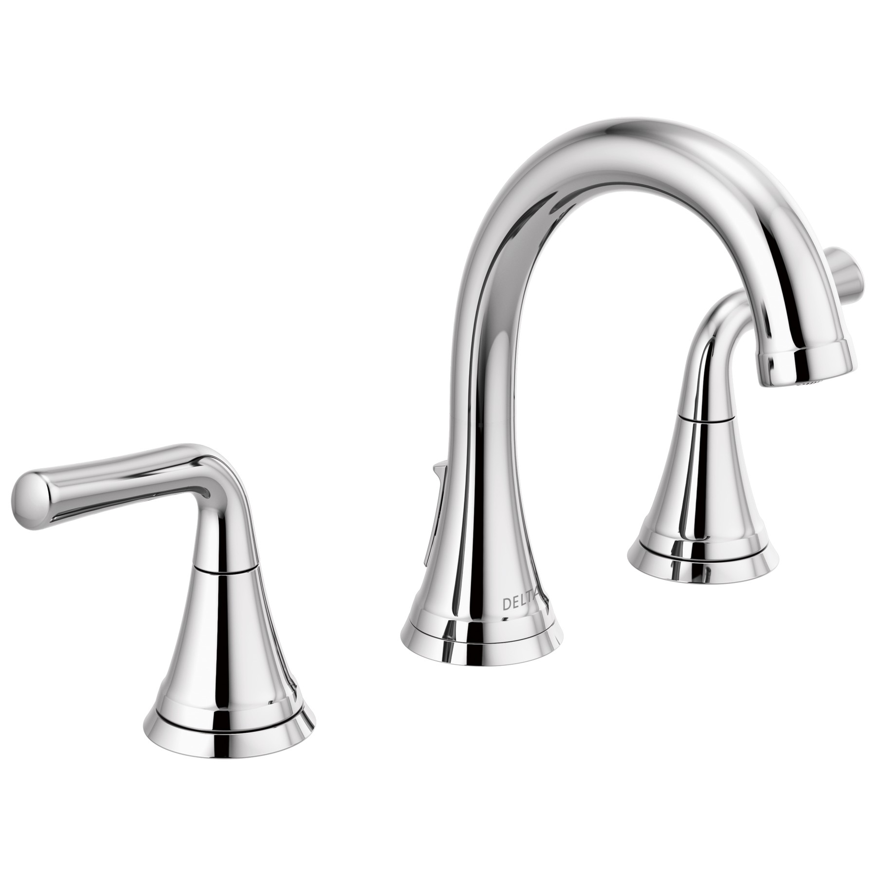 Two Handle Widespread Bathroom Faucet in Chrome