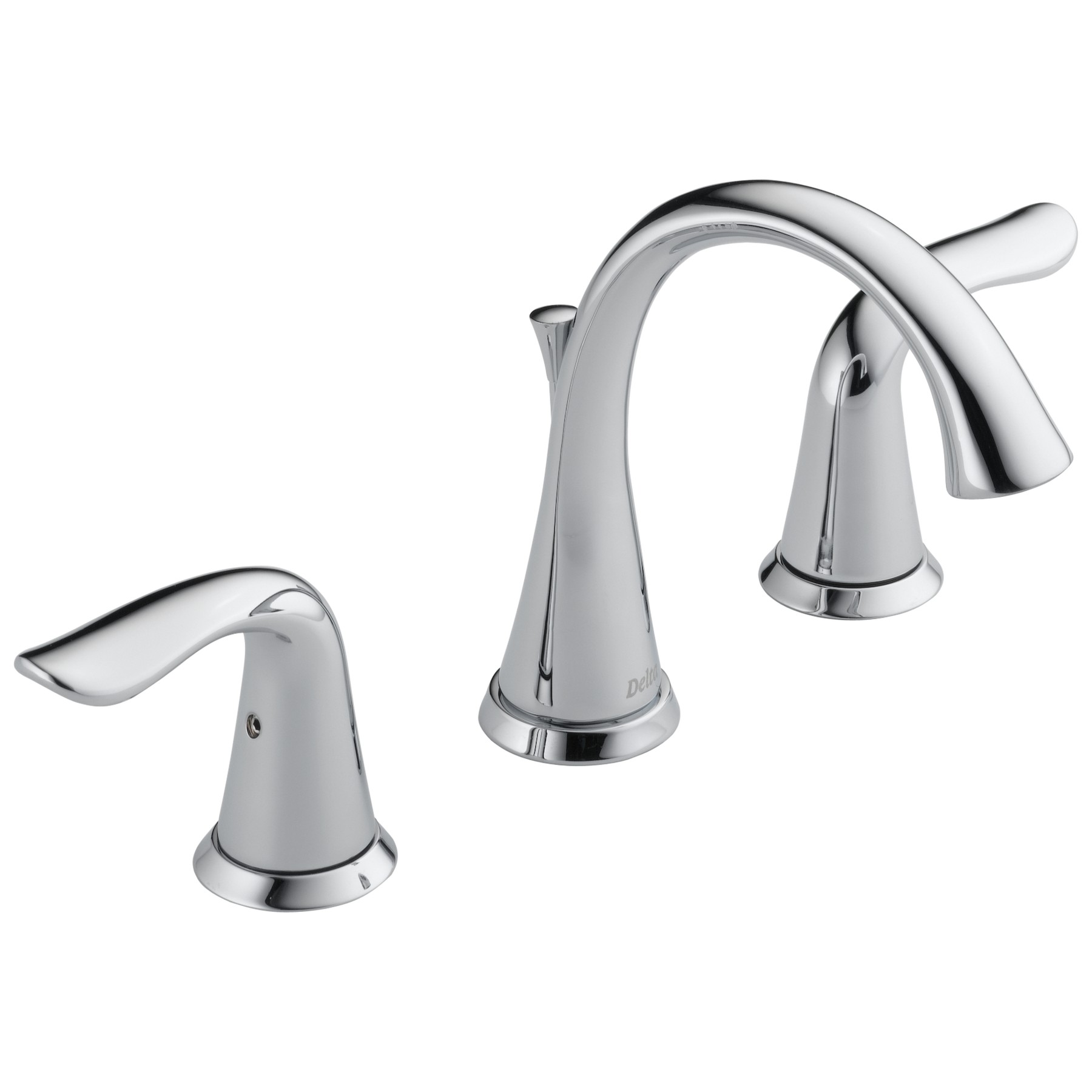 Two Handle Widespread Bathroom Faucet in Chrome