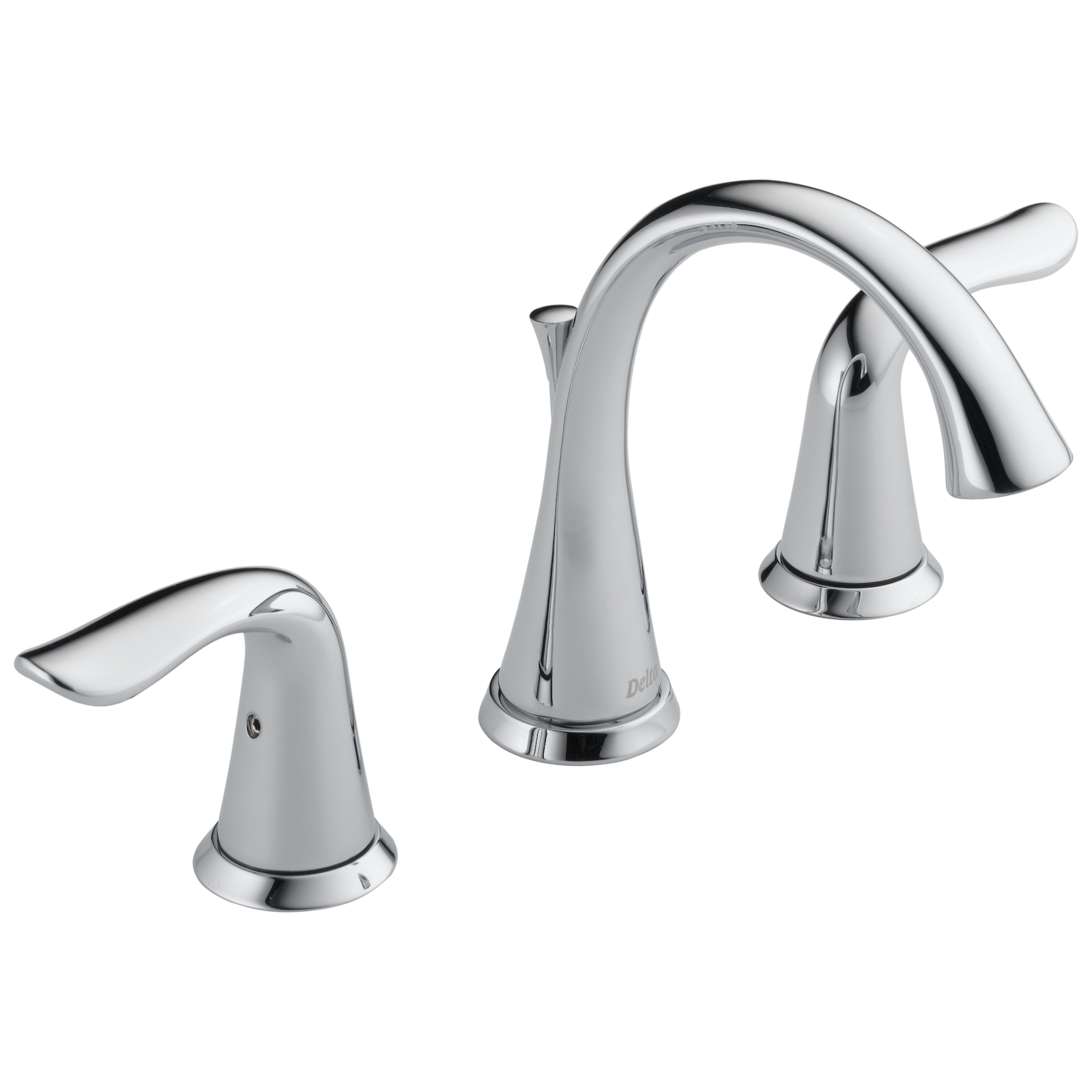 Two Handle Widespread Bathroom Faucet in Chrome — image 1