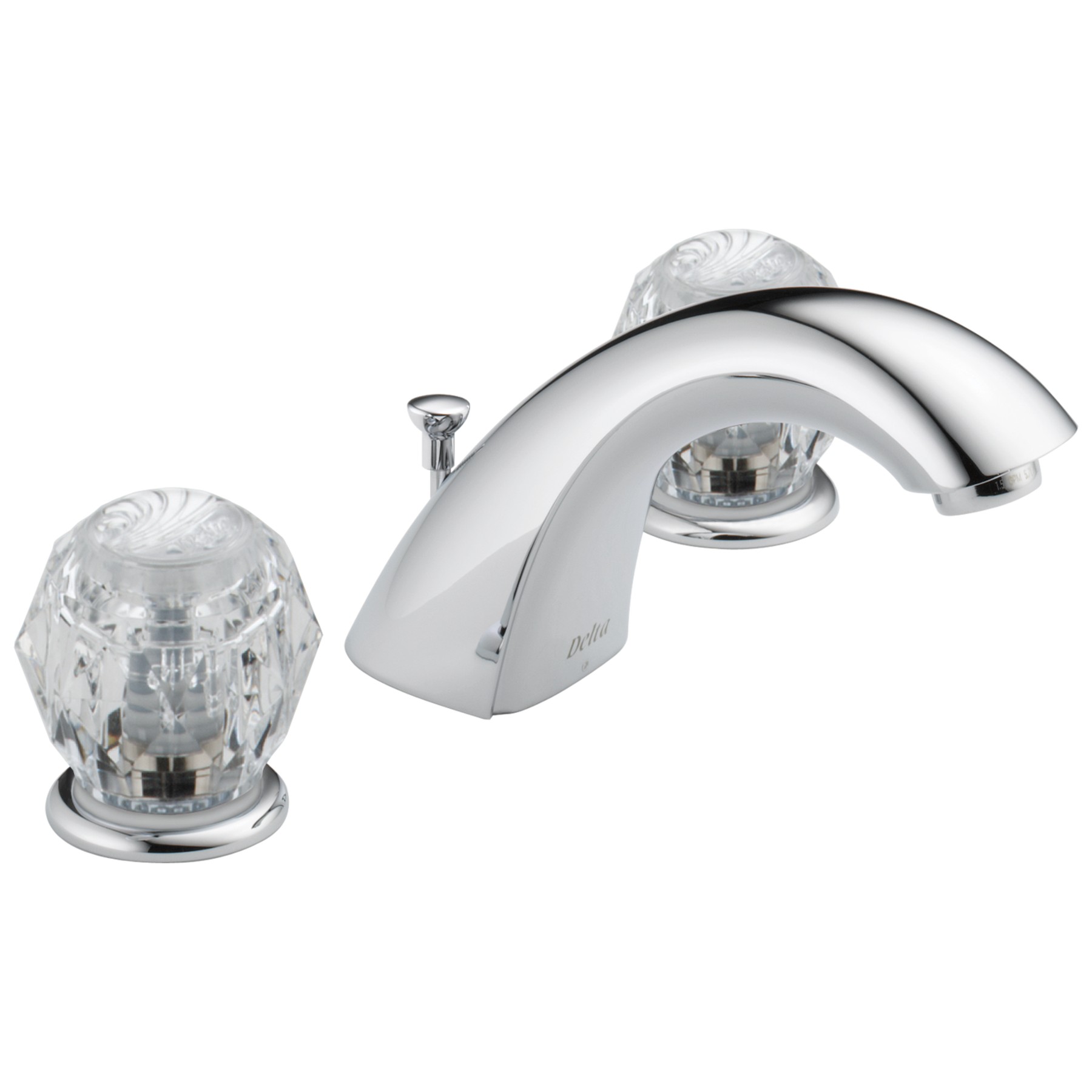 Two Handle Widespread Bathroom Faucet in Chrome