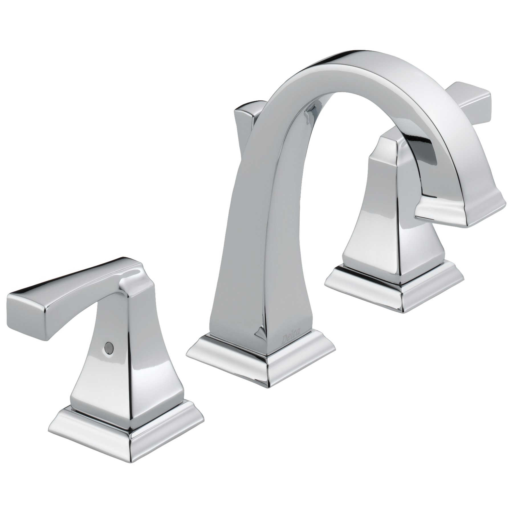 Two Handle Widespread Bathroom Faucet in Chrome