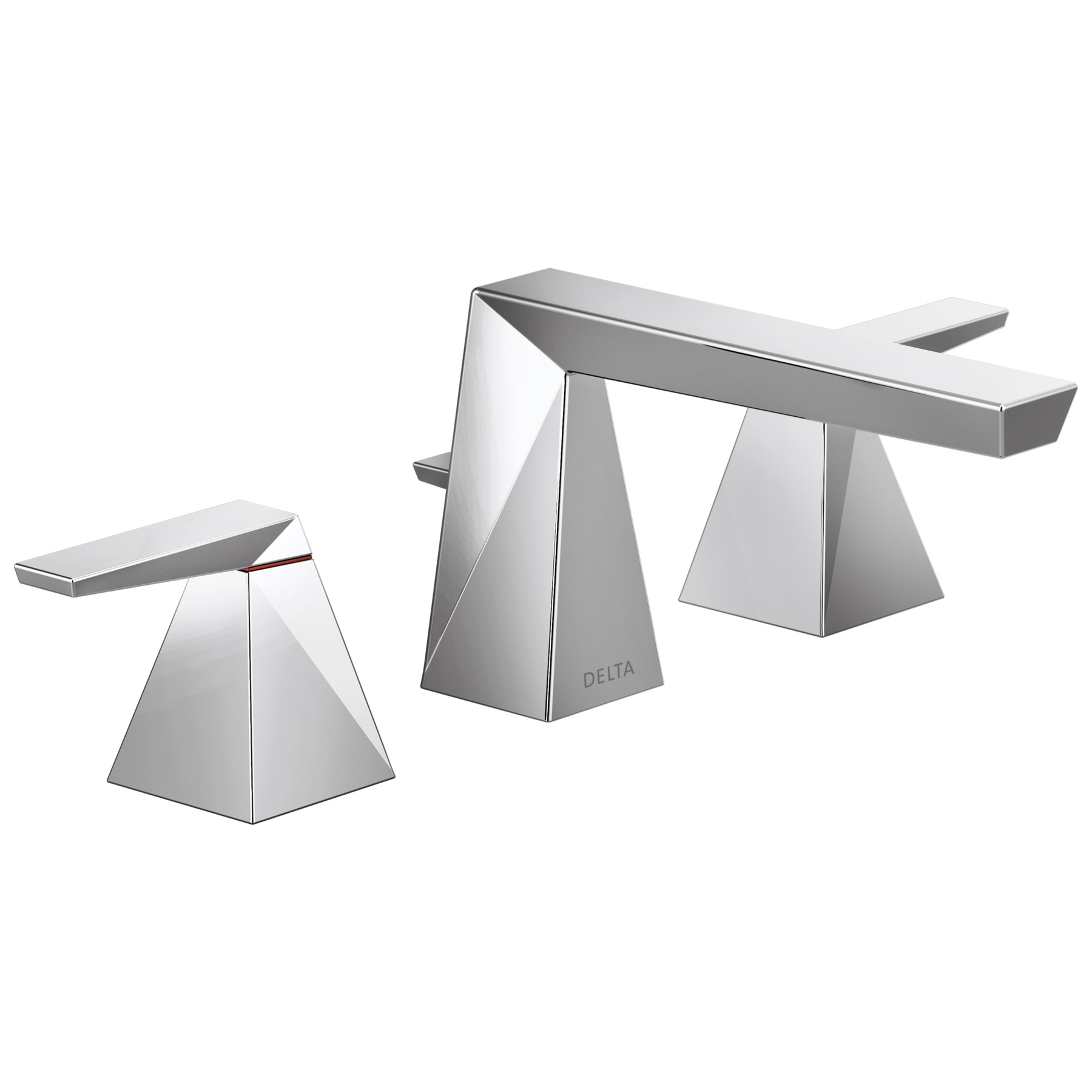 Two Handle Widespread Bathroom Faucet in Chrome